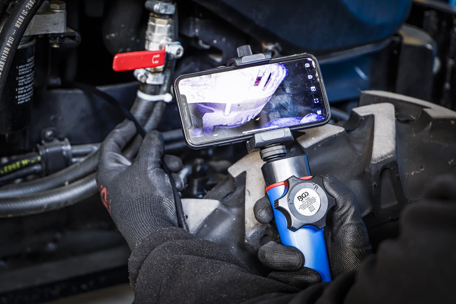 BGS 70333 WLAN Farb-Endoskop mit LED-Beleuchtung