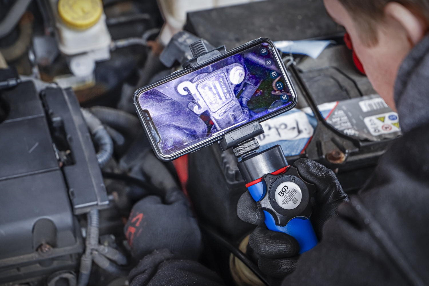 BGS 70333 WLAN Farb-Endoskop mit LED-Beleuchtung