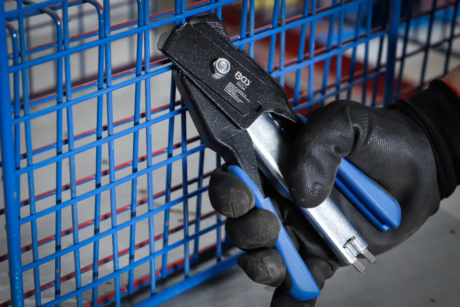 BGS 70334 Polsterringzange Zaunringzange Länge 185mm Drahtzaunmontage