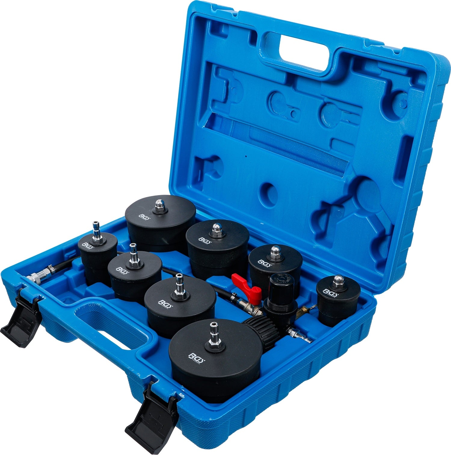 BGS 70339 Prüfkoffer für Turbolader Ladeluft System 9 teilig