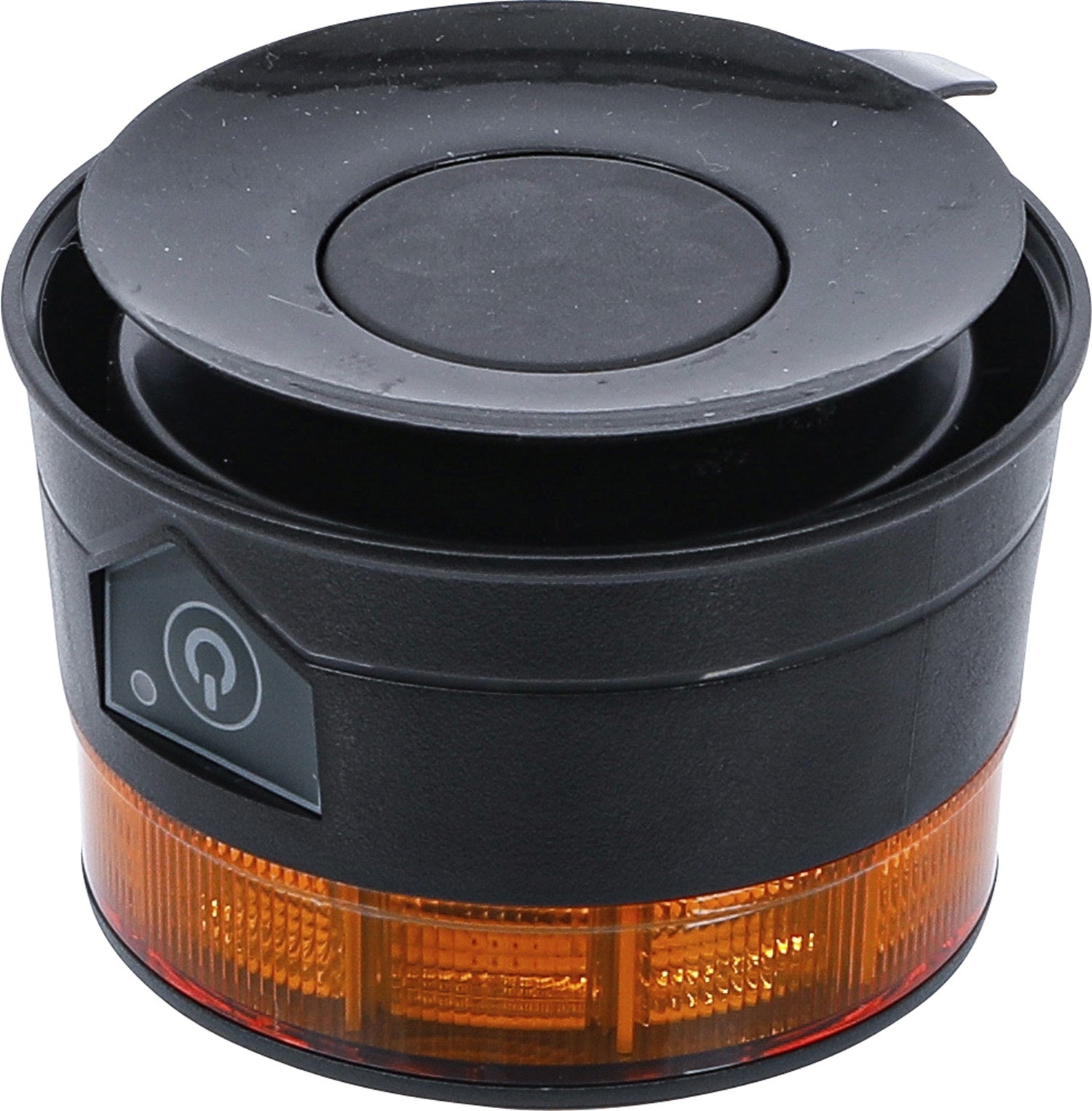 BGS 70343 Akku Rundumkennleuchte gelb mit Magnet 12V 24V Ø 130mm 30 LED's