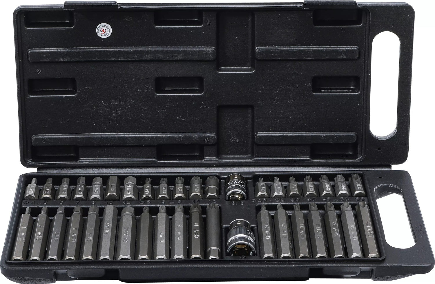 BGS DIY 7073 Bitsatz Vielzahn (XZN) T-Profil (Torx) und Innensechskant Bits 40 teilig