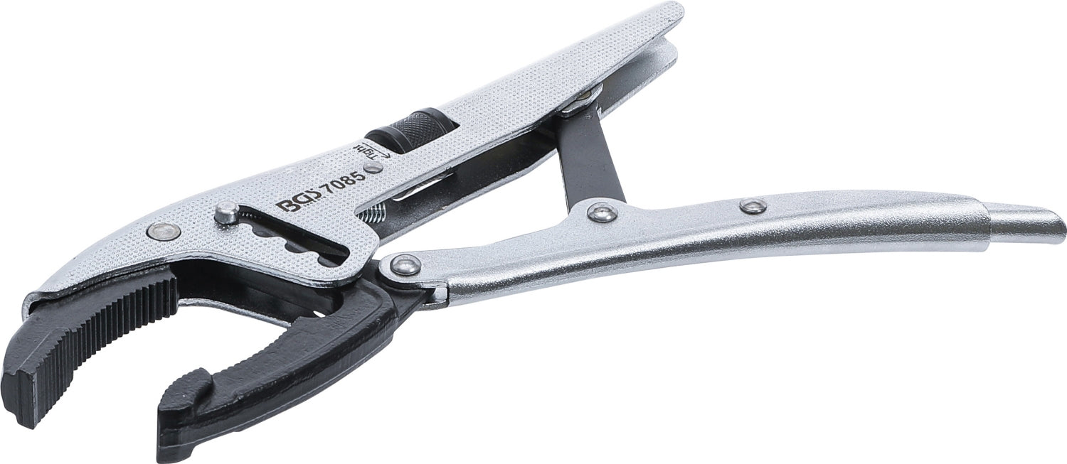 BGS 7085 Gripzange mit 4 fach Schnelljustierung tiefgekröpfte Unterbacke französischer Typ 250mm