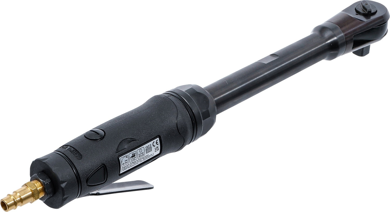 BGS 70918 Druckluft Ratschenschrauber extra lang 95 Nm Antrieb 12,5mm (1/2")