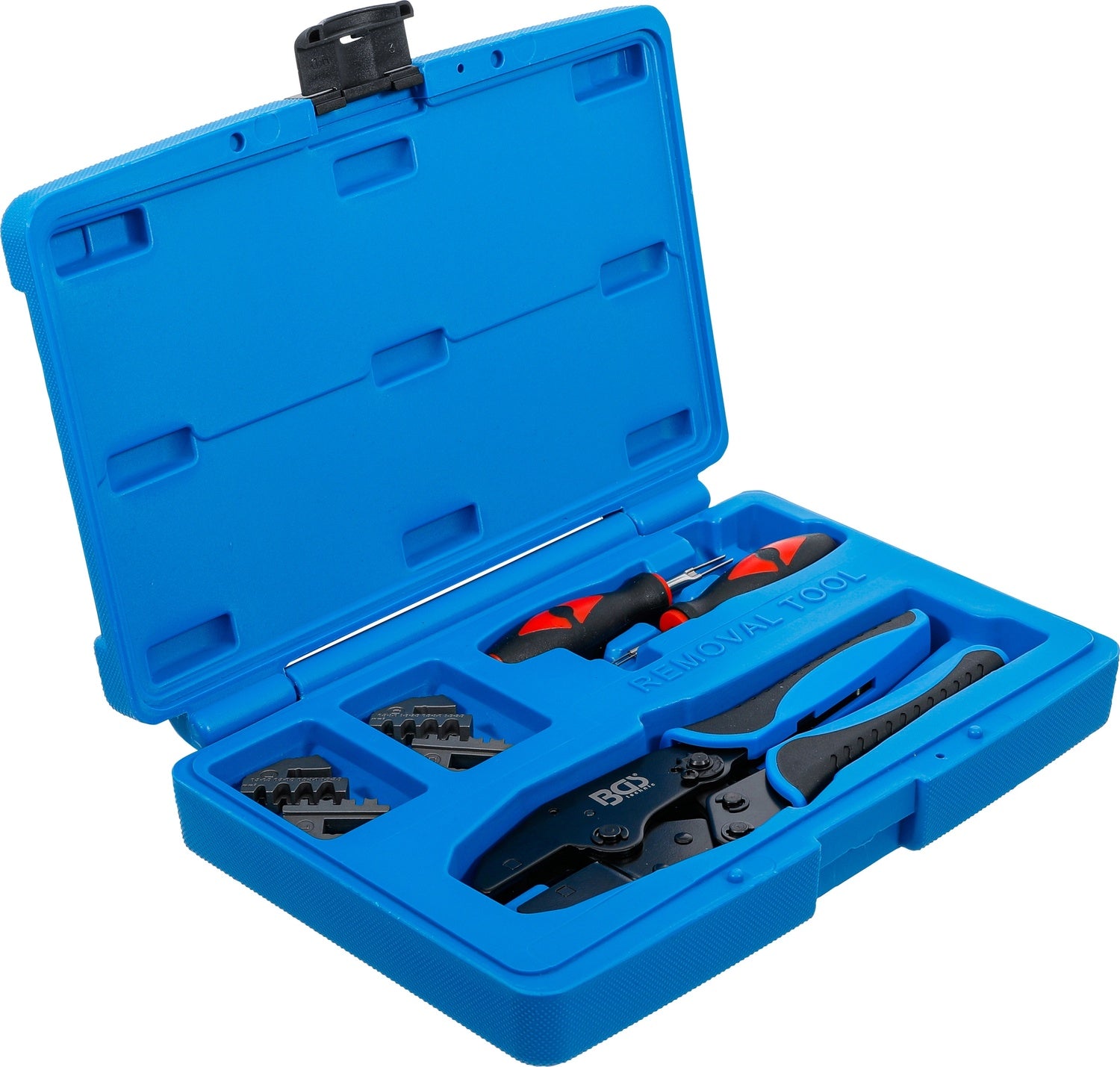 BGS 70929 Satz Entriegelungswerkzeug für Crimpzangen und Stecker mit 2 Paar Backen