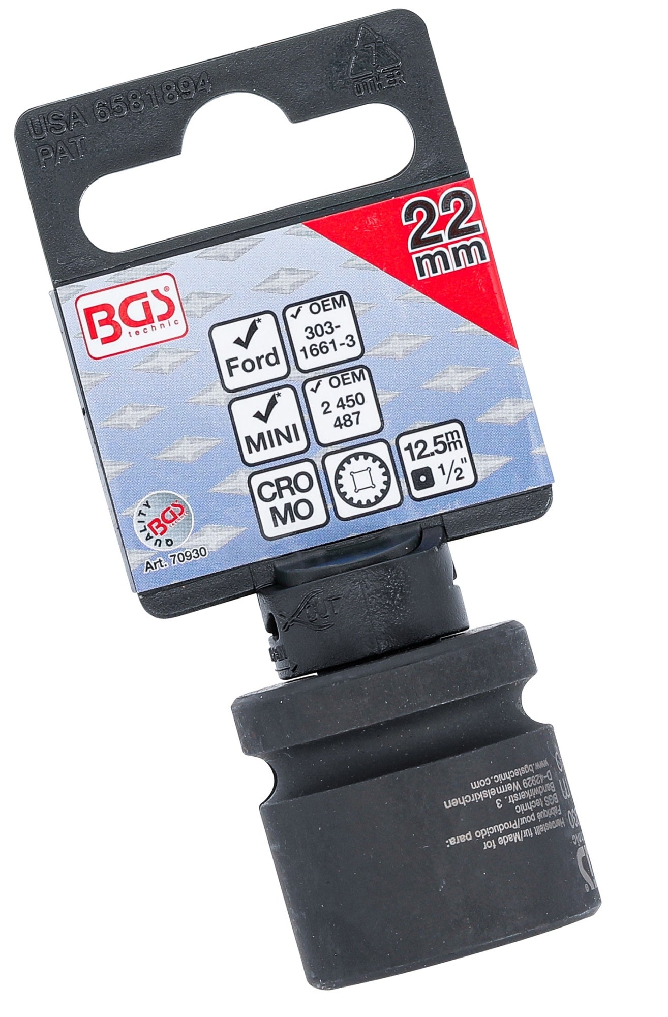 BGS 70930 Steckschlüssel für variable Nockenwellensteuerung für BMW, MINI, Ford