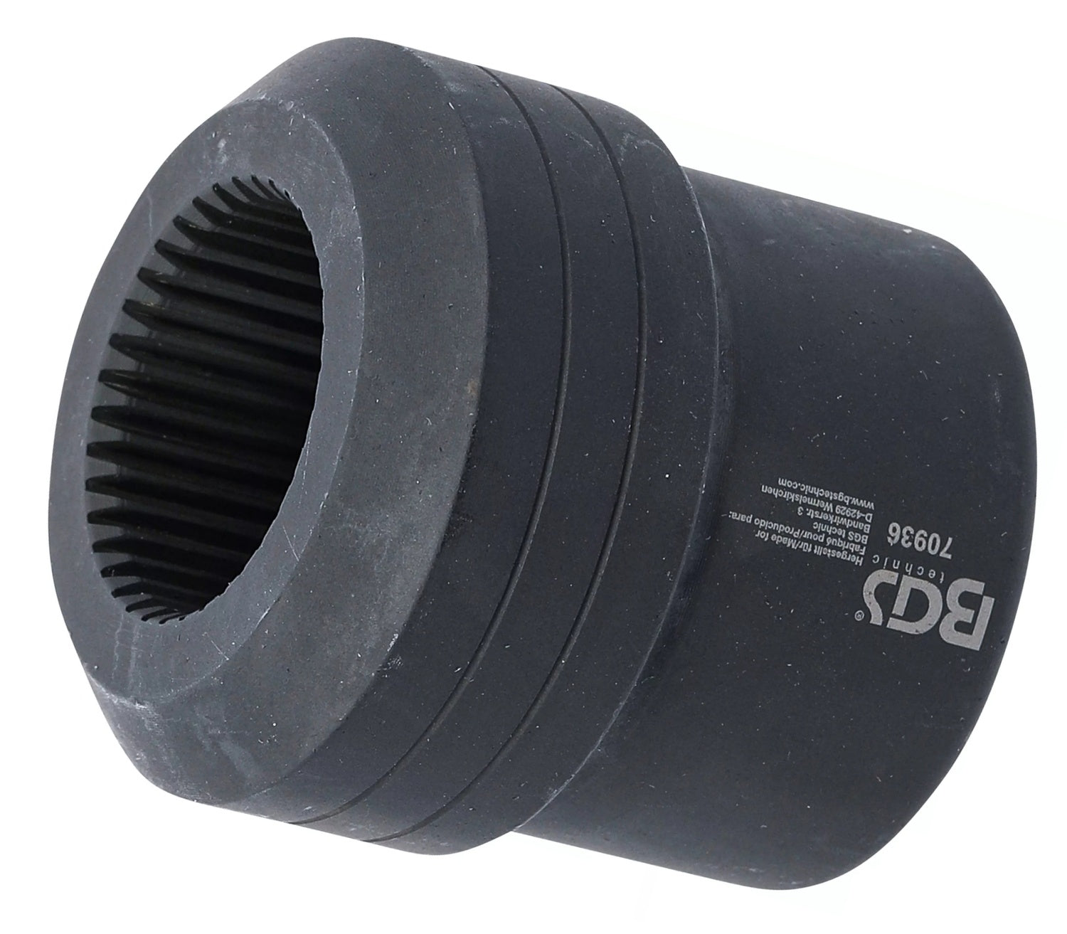 BGS 70936 Spezial Steckschlüssel-Einsatz Vielzahn Antrieb 12,5mm (1/2") | für Hinterachs-Eingangswelle BMW