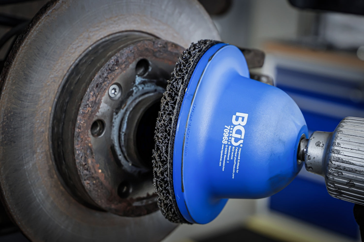 BGS 70968 Radnabenschleifer Kunststoffausführung Innen Ø90mm Antrieb 12,5mm (1/2")