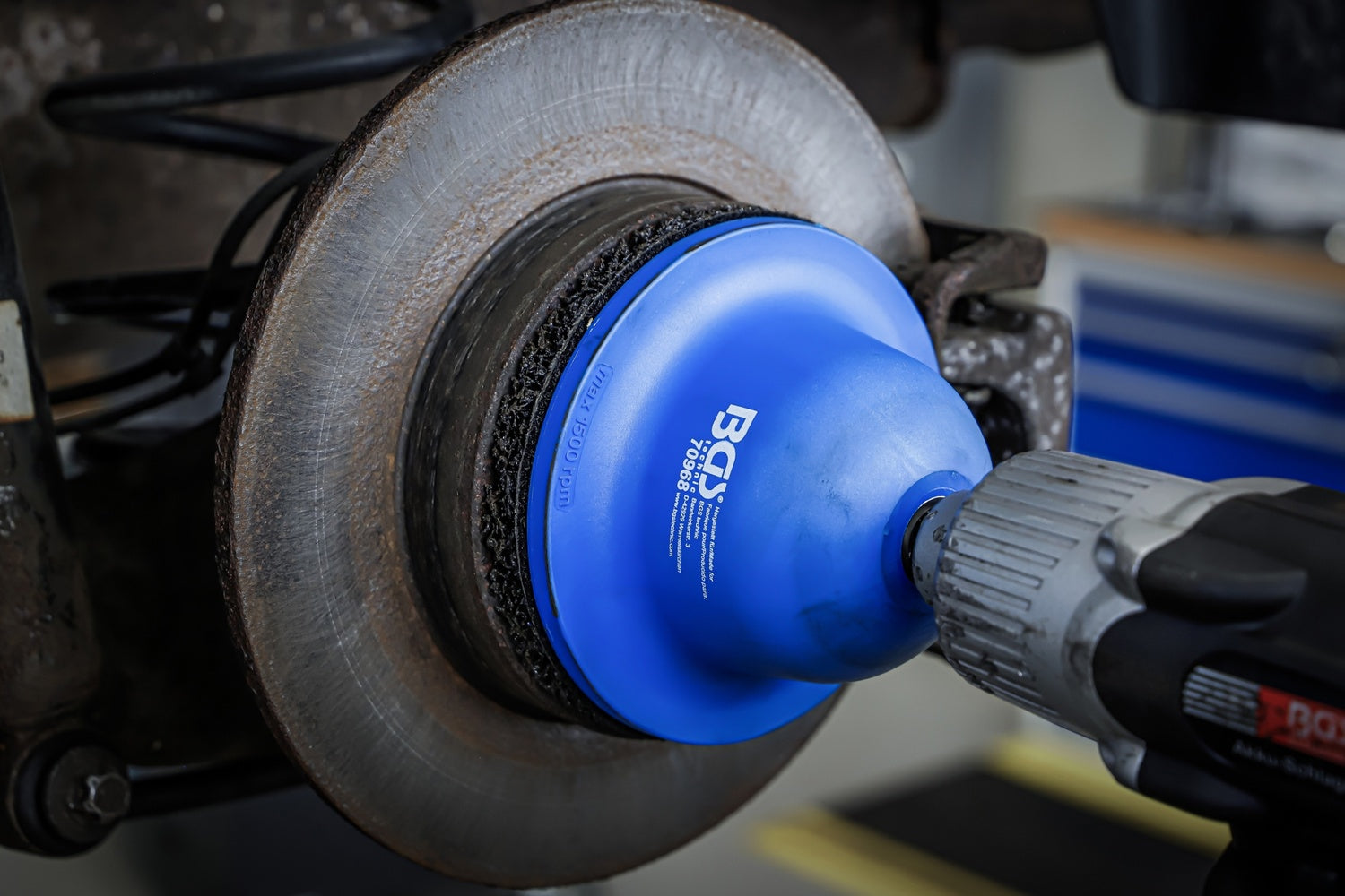 BGS 70968 Radnabenschleifer Kunststoffausführung Innen Ø90mm Antrieb 12,5mm (1/2")