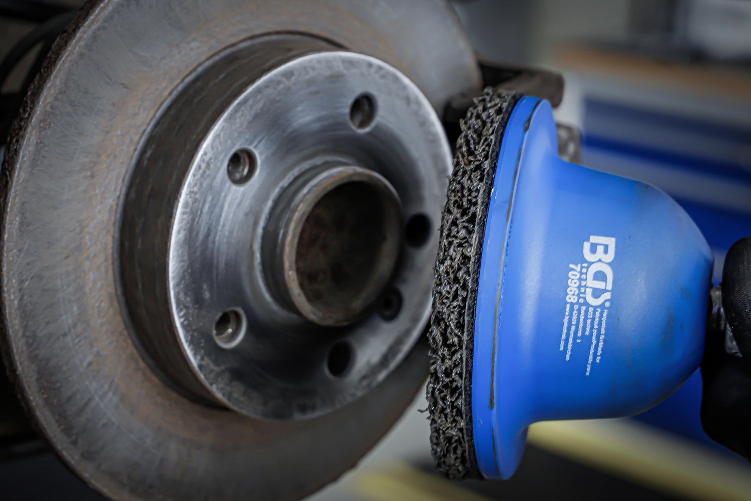 BGS 70968 Radnabenschleifer Kunststoffausführung Innen Ø90mm Antrieb 12,5mm (1/2")