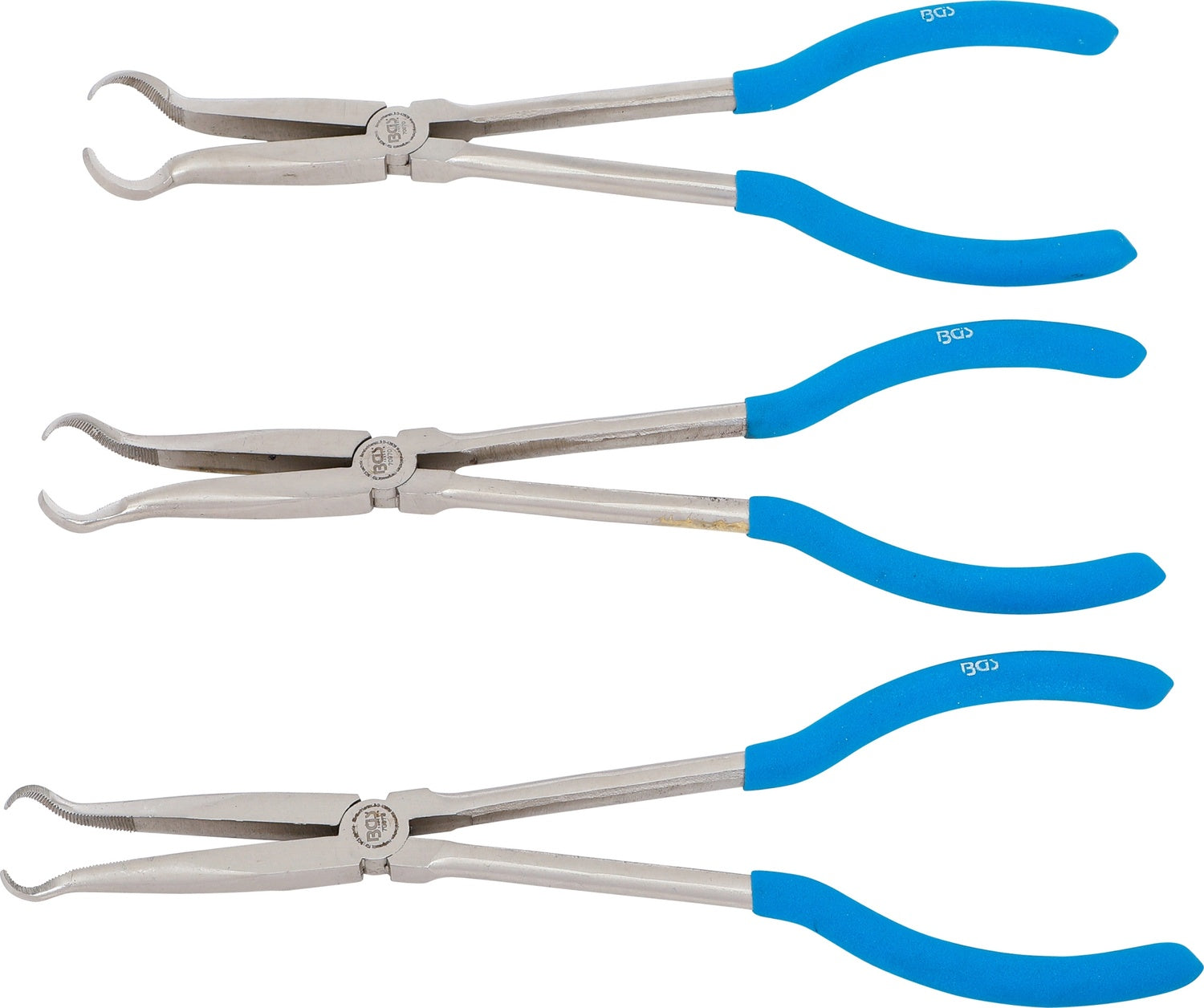 BGS 70970 Satz Zündkerzenstecker Zange mit Ringspitze Länge 280mm 3 teilig