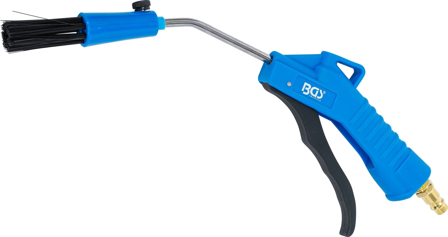 BGS 70972 Druckluft Ausblaspistole mit Pinsel und Bürste