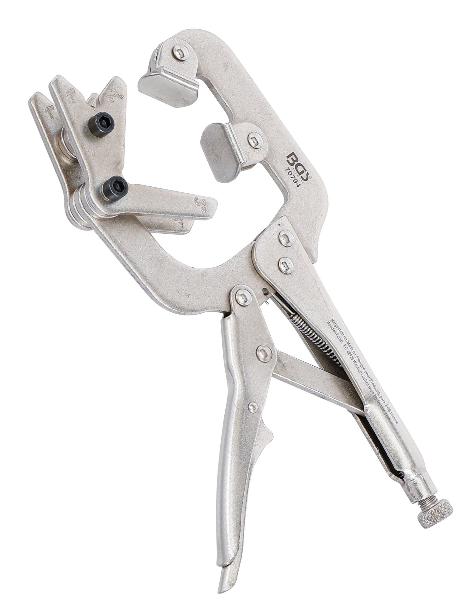 BGS 70974 Schweißer Gripzange für Installateurarbeiten universelle Rohrarbeiten Länge 250mm
