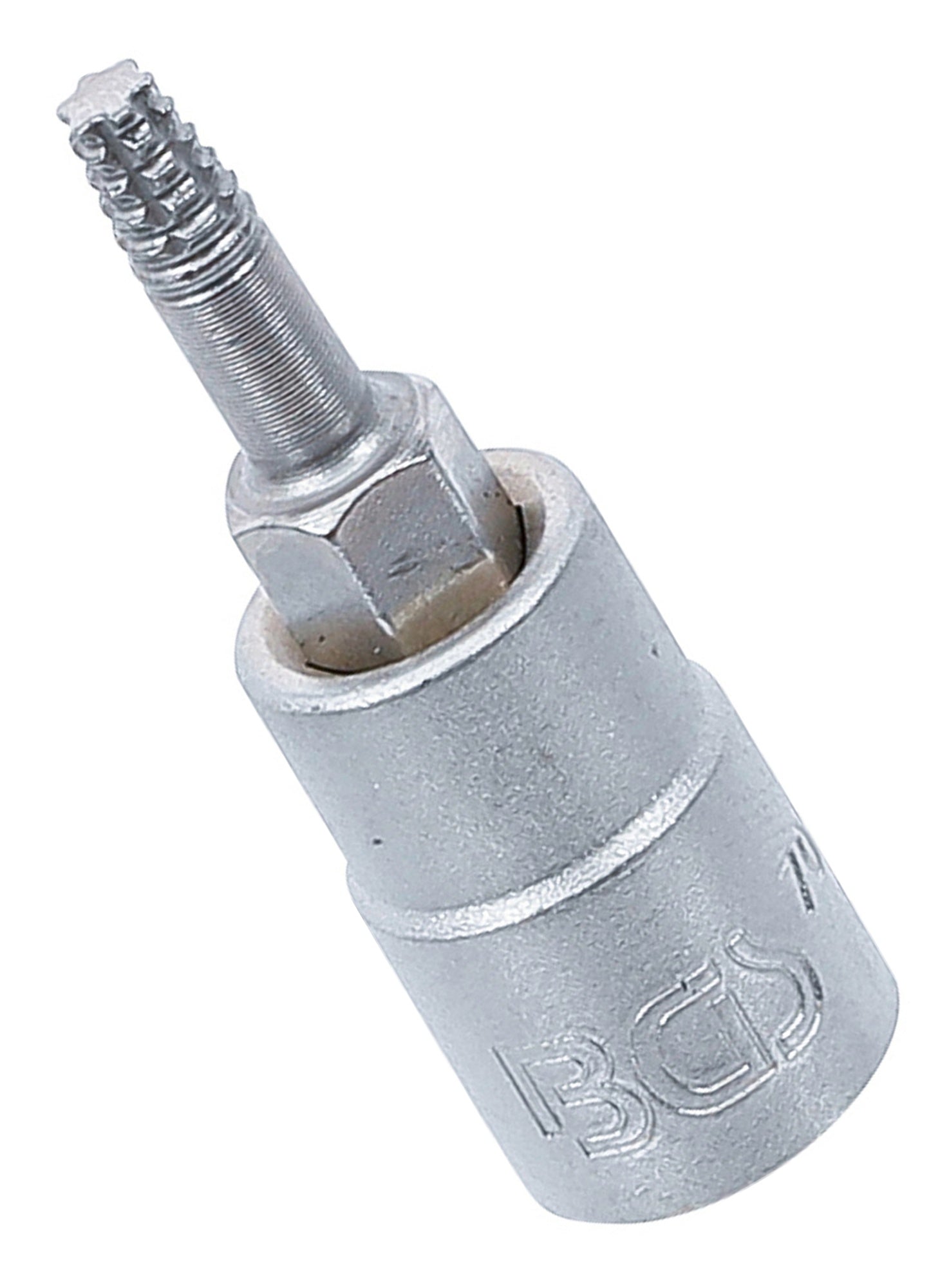 BGS 7098-T15 Schraubenausdreher Biteinsatz Innenvierkant 6,3mm (1/4") für defektes T-Profil (für Torx) T15