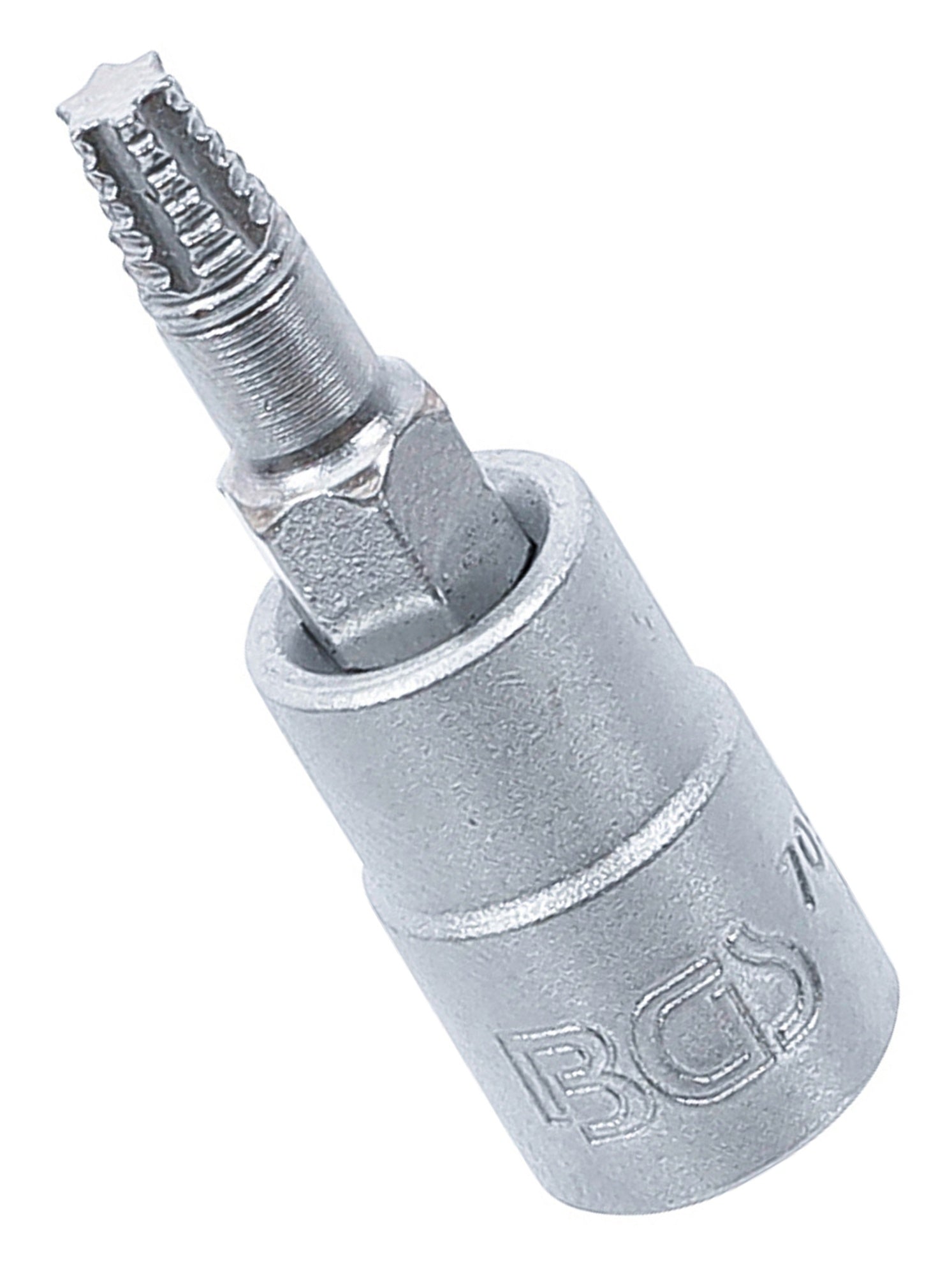 BGS 7098-T20 Schraubenausdreher Biteinsatz Innenvierkant 6,3mm (1/4") für defektes T-Profil (für Torx) T20