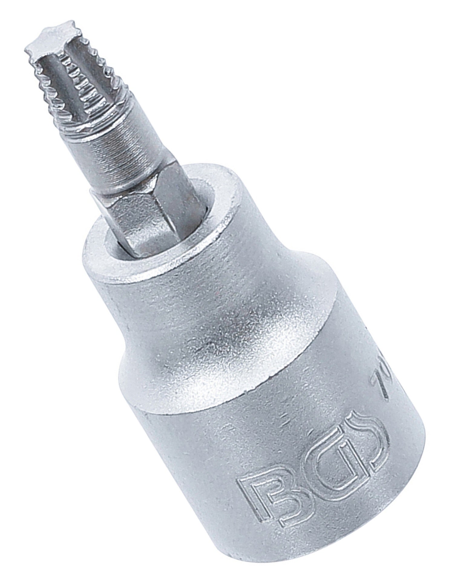 BGS 7098-T27 Schraubenausdreher Biteinsatz Innenvierkant 10mm (3/8") für defektes T-Profil (für Torx) T27