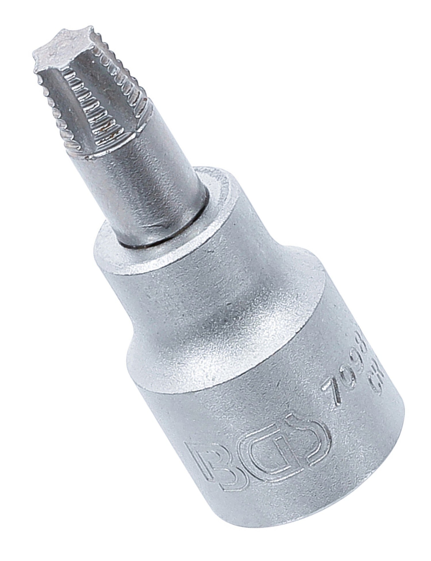 BGS 7098-T40 Schraubenausdreher Biteinsatz Innenvierkant 10mm (3/8") für defektes T-Profil (für Torx) T40