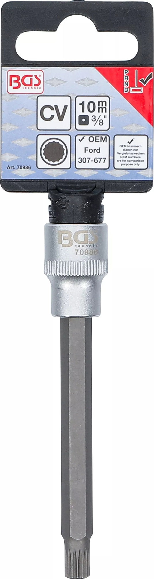 BGS 70986 Spezial Biteinsatz Innenvielzahn (für XZN) Antrieb 10mm (3/8") für Ford Power Shift DPS6 / 6DCT250