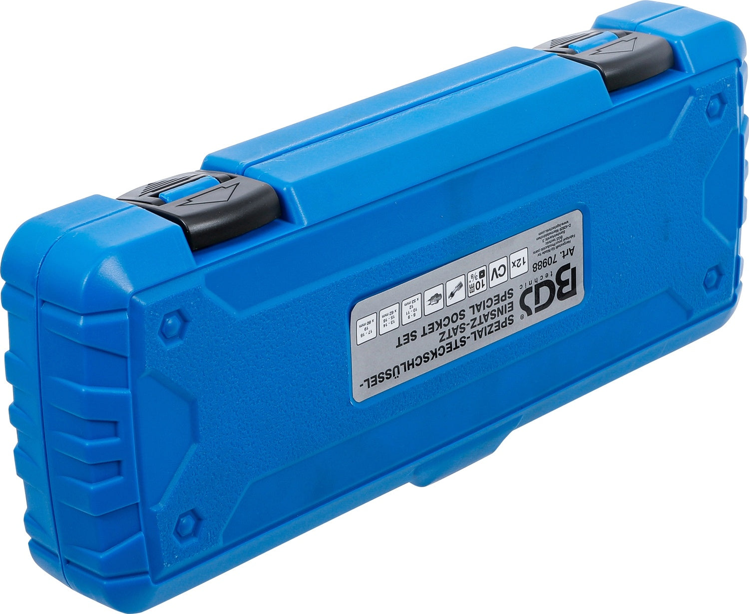 BGS 70988 Satz Spezial Steckschlüsseleinsatz geschlitzt Innenvierkant 10mm (3/8") SW 8 - 19mm