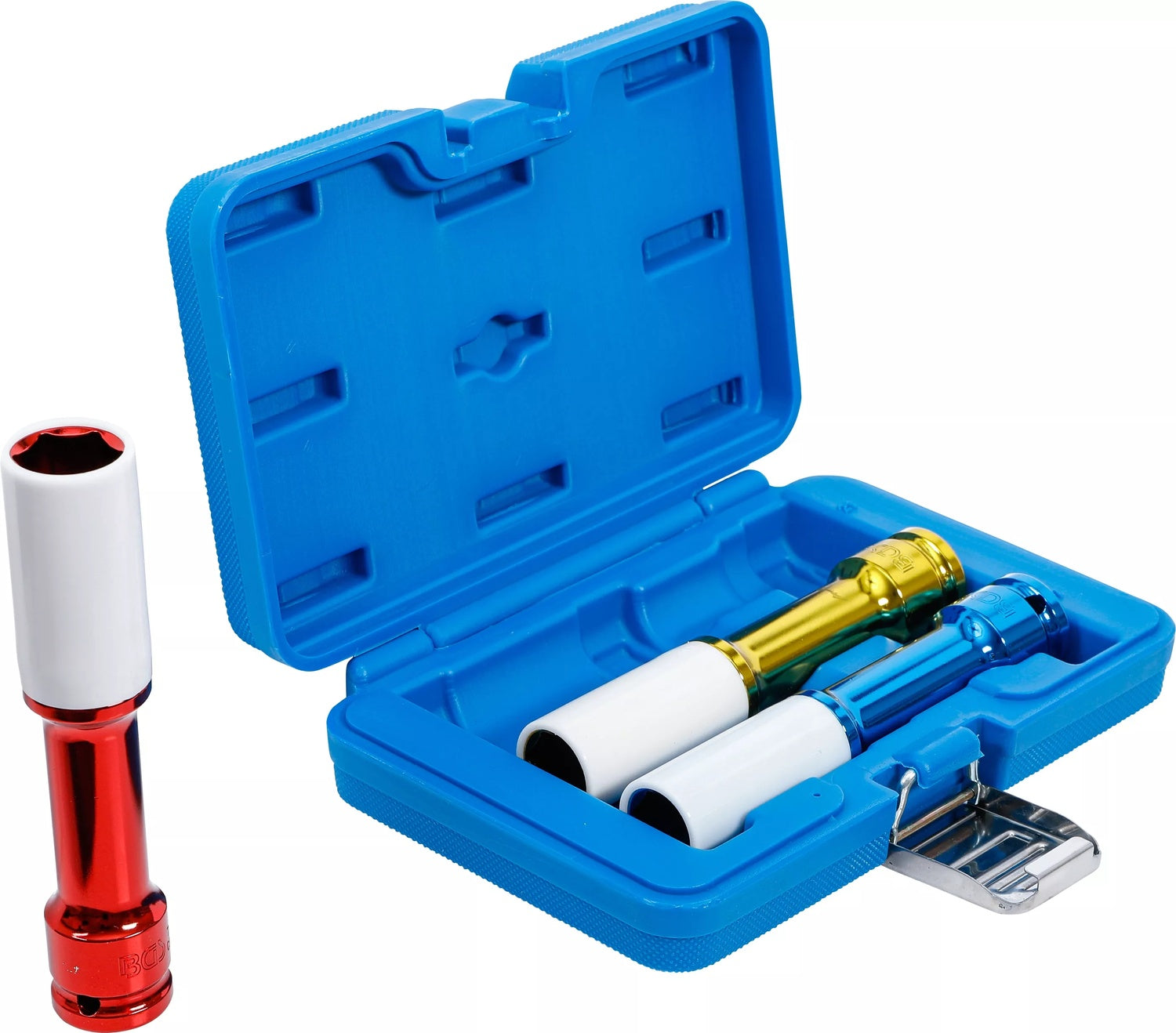 BGS 7100 Satz Kraft Schoneinsatz 150mm tief Antrieb Innenvierkant 12,5mm (1/2") SW 17 -19 -21mm 3 teilig