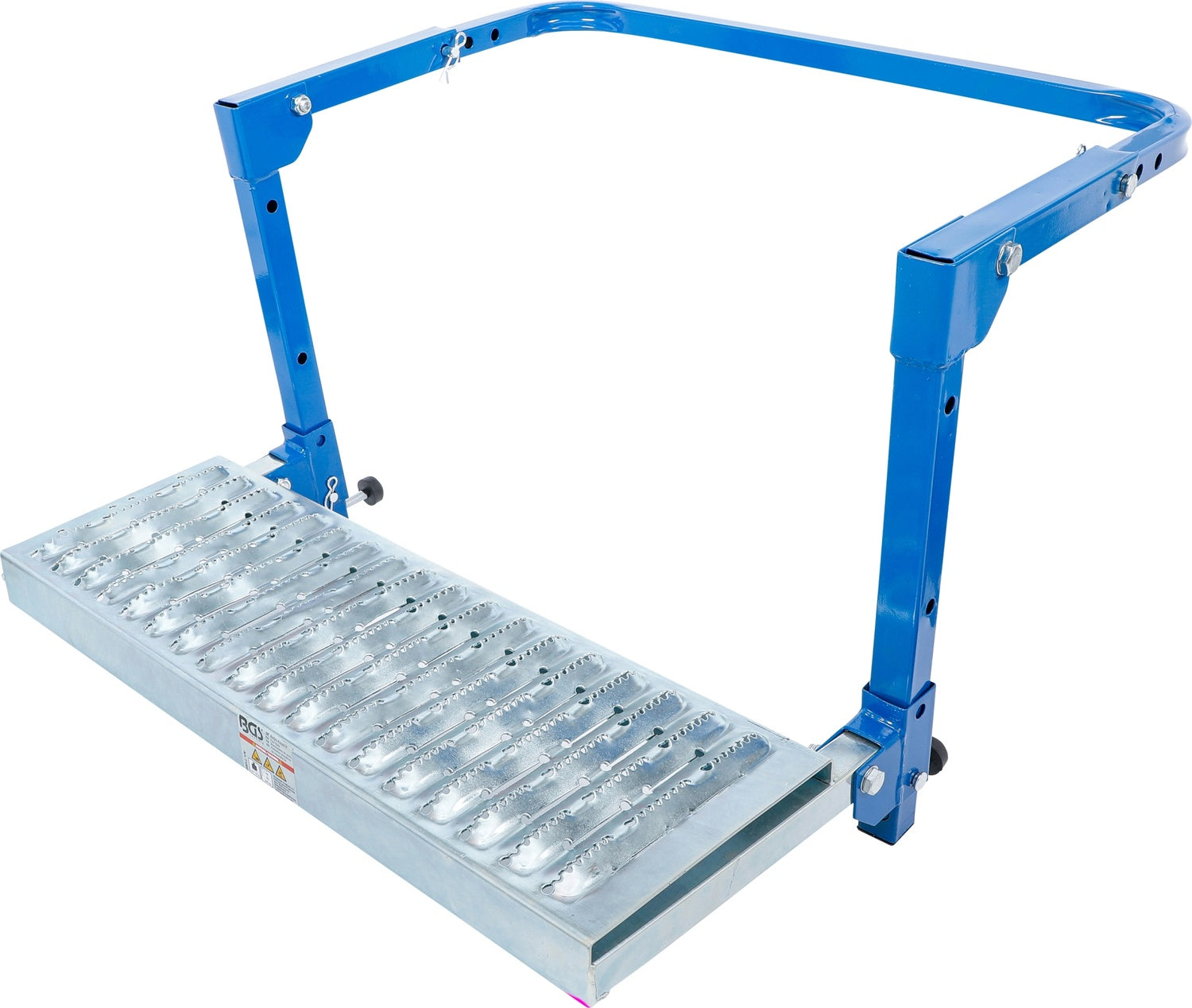 BGS 71002 Reifen Klapptritt einstellbar für Kleintransporter und 4x4 Fahrzeuge