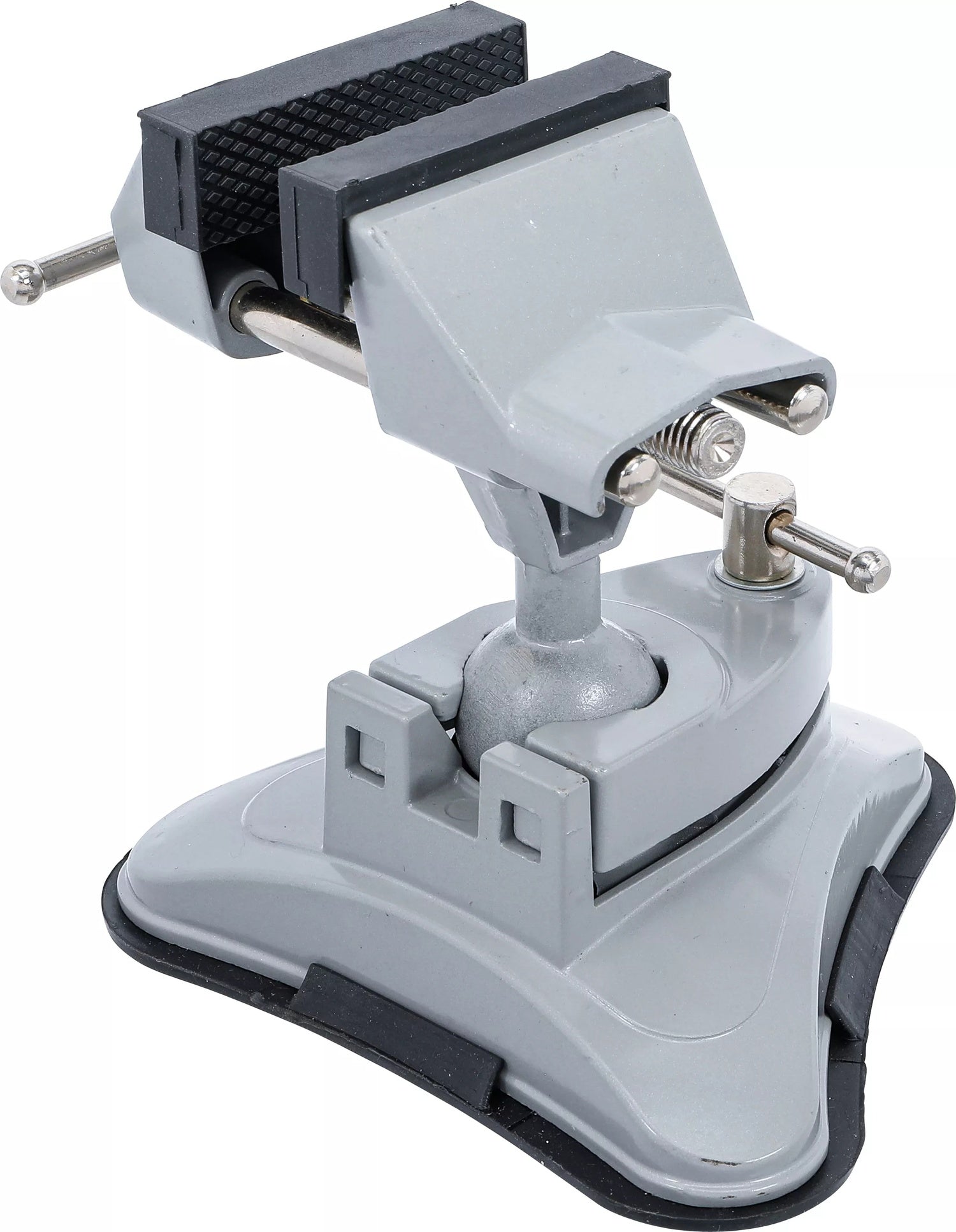 BGS DIY 71017 Tisch Schraubstock schwenkbar Backen 70mm mit Vakuum Saugfuß