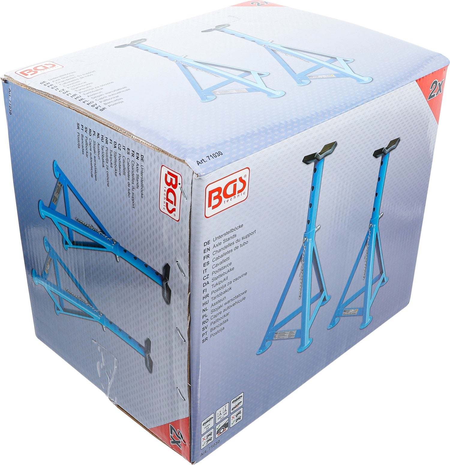 BGS 71030 Paar Unterstellböcke max. 3t / Paar Höhe 335-500mm