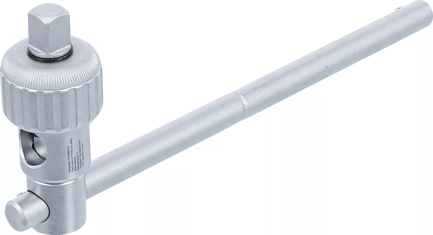 BGS 71047 Steckschlüssel Adapter mit Ratschenfunktion und Gleitgriff Abtrieb 12,5mm (1/2")