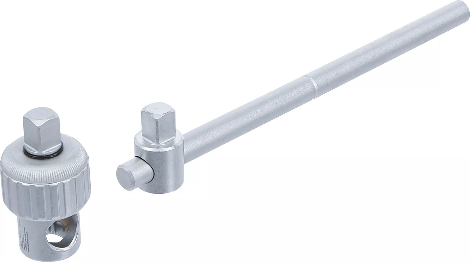 BGS 71047 Steckschlüssel Adapter mit Ratschenfunktion und Gleitgriff Abtrieb 12,5mm (1/2")