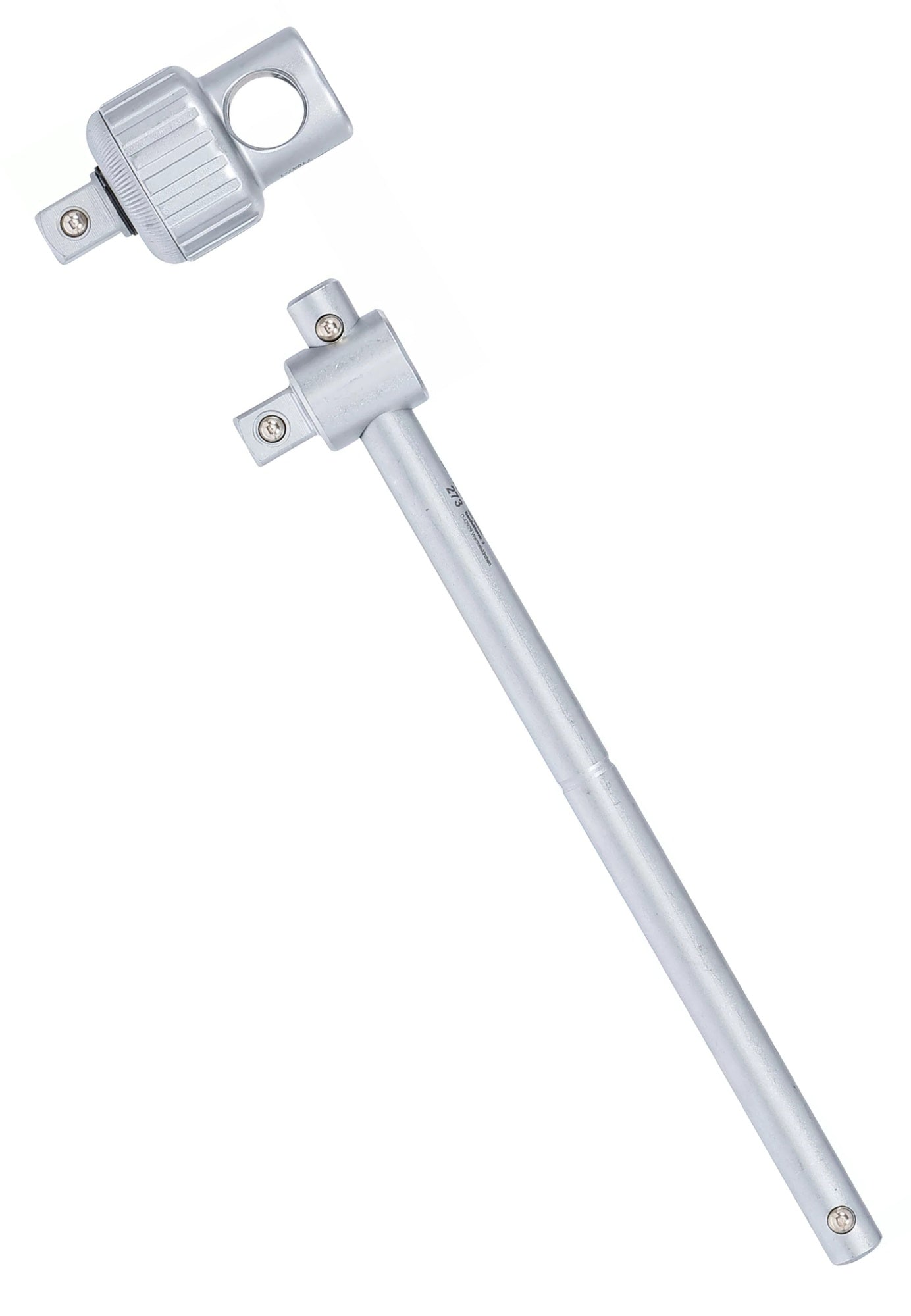 BGS 71047 Steckschlüssel Adapter mit Ratschenfunktion und Gleitgriff Abtrieb 12,5mm (1/2")