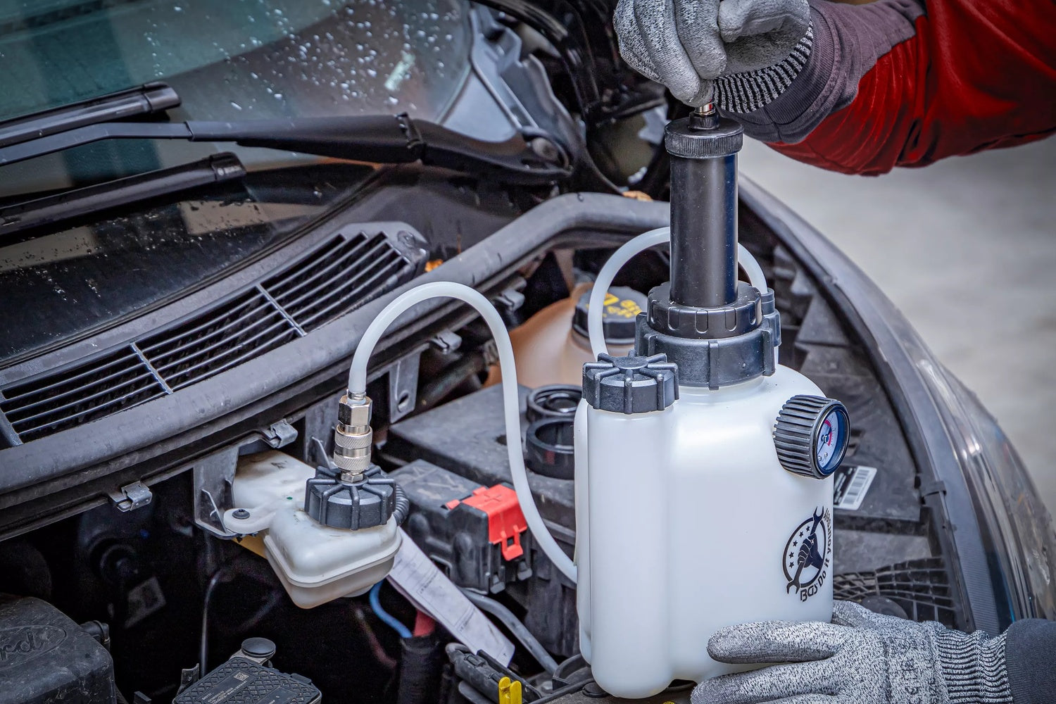 BGS DIY 71049 Satz Werkzeug zum Entlüften von Bremsen Kupplungssysteme Volumen 2,5l