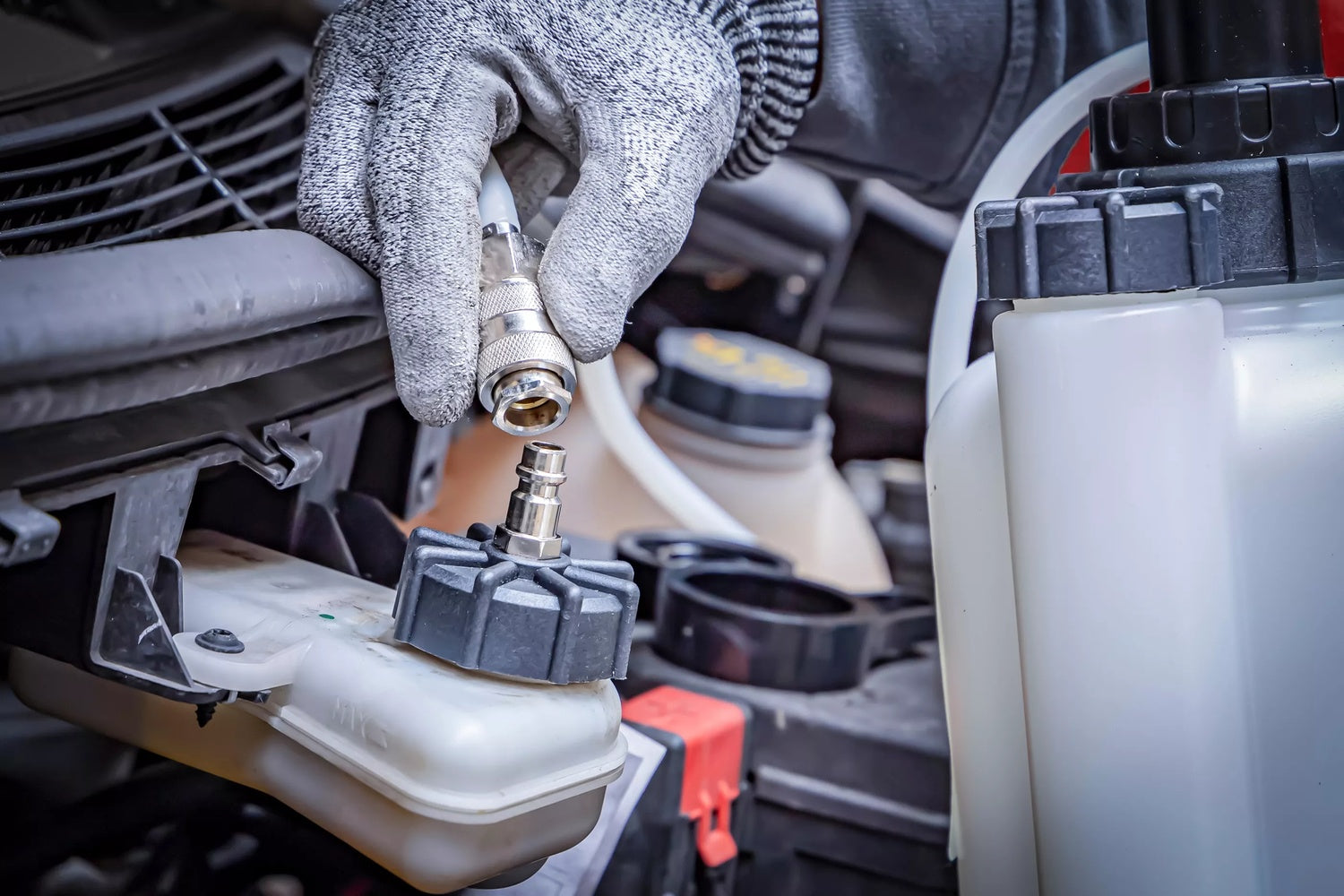 BGS DIY 71049 Satz Werkzeug zum Entlüften von Bremsen Kupplungssysteme Volumen 2,5l