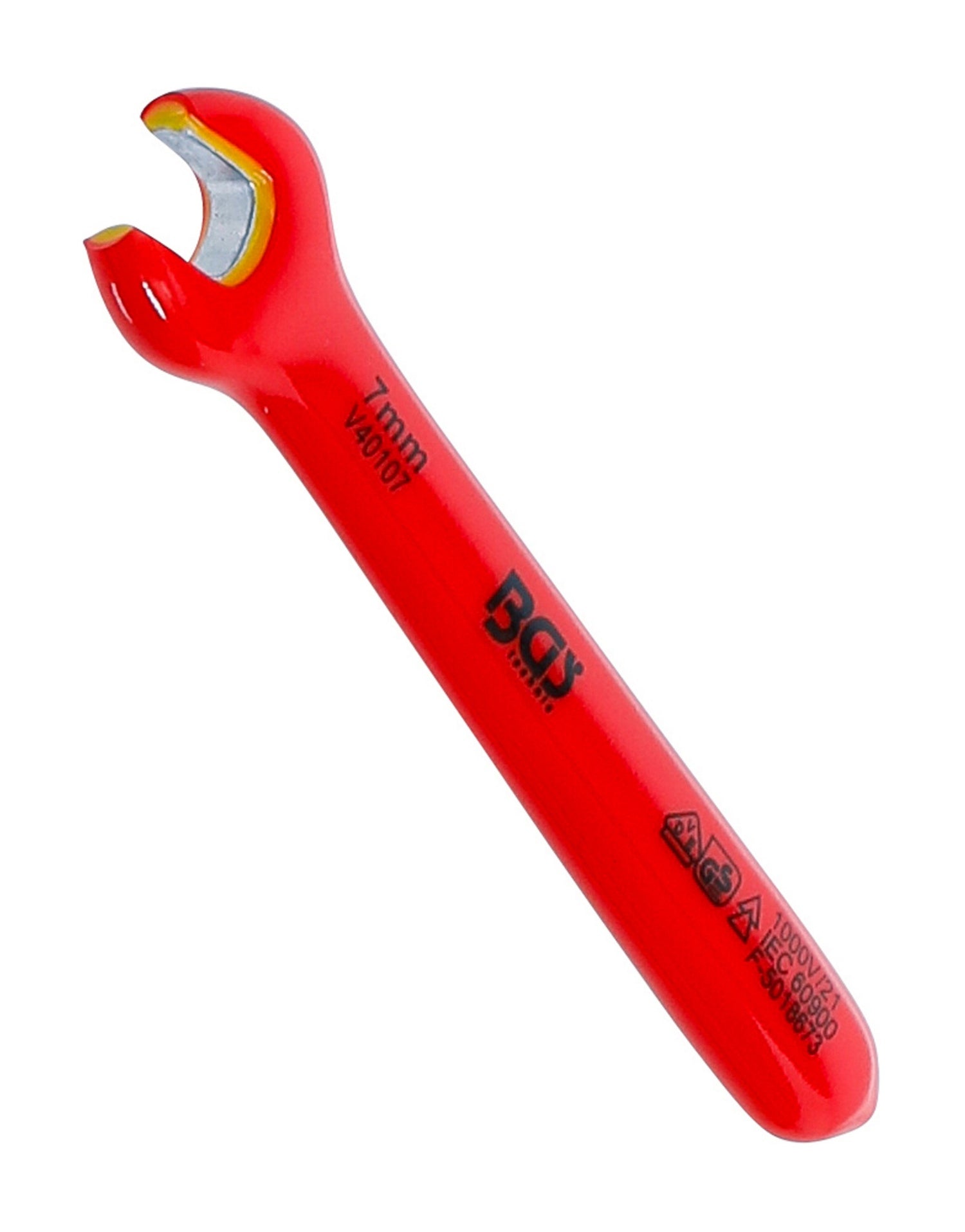 BGS 71057 VDE Einmaulschlüssel SW 7mm Hochvoltwerkzeug