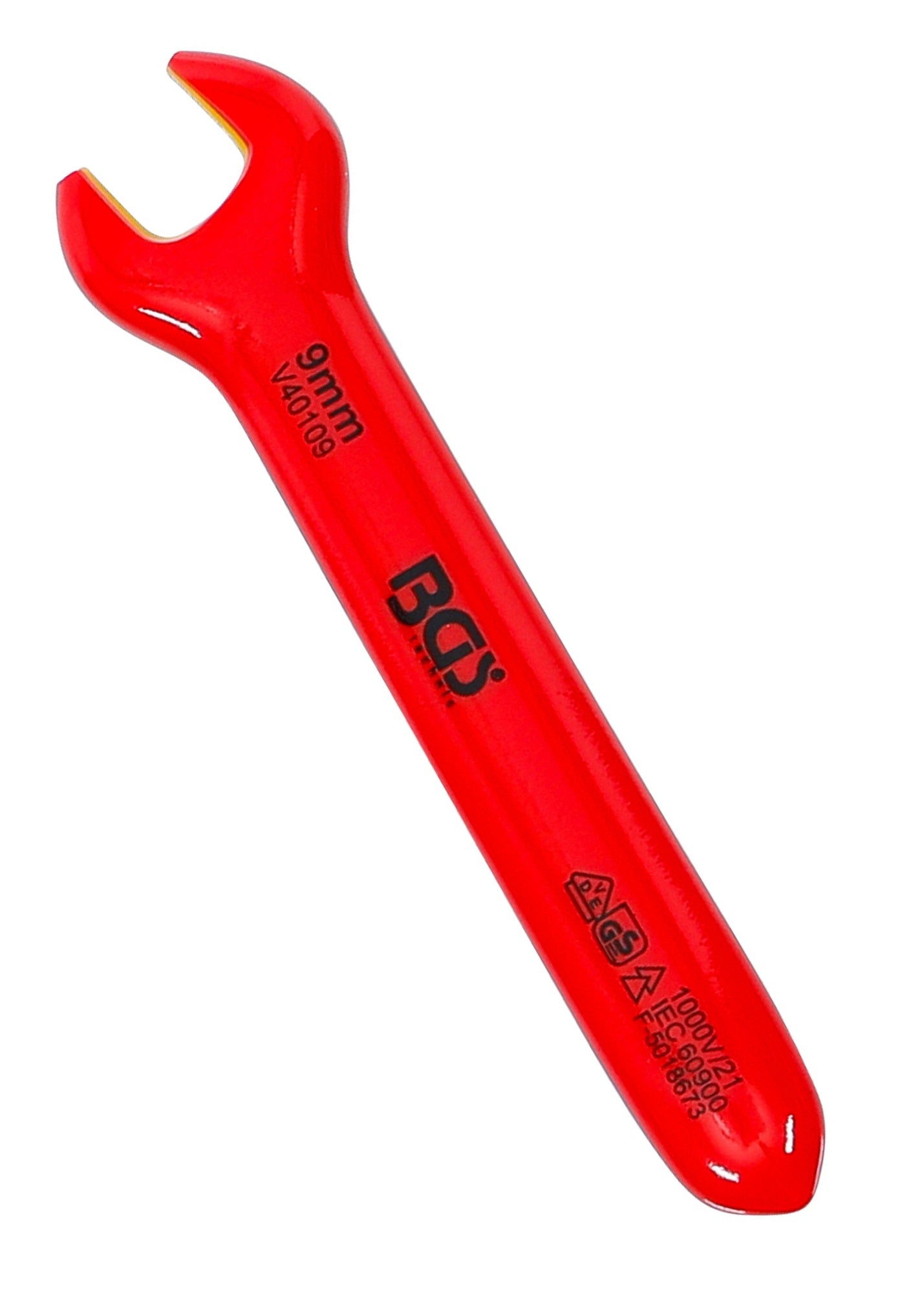 BGS 71059 VDE Einmaulschlüssel SW 9mm Hochvoltwerkzeug