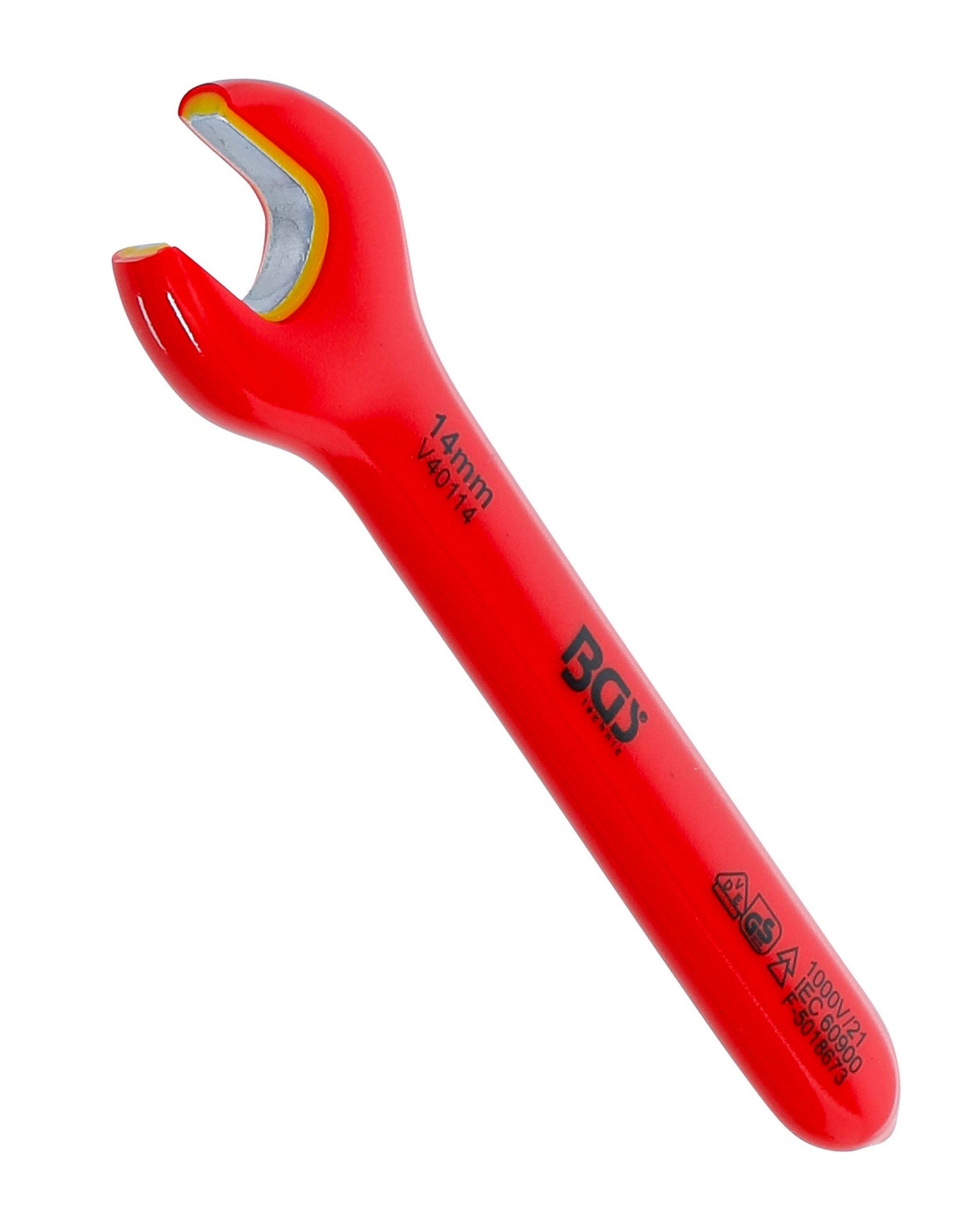 BGS 71064 VDE Einmaulschlüssel SW 14mm Hochvoltwerkzeug