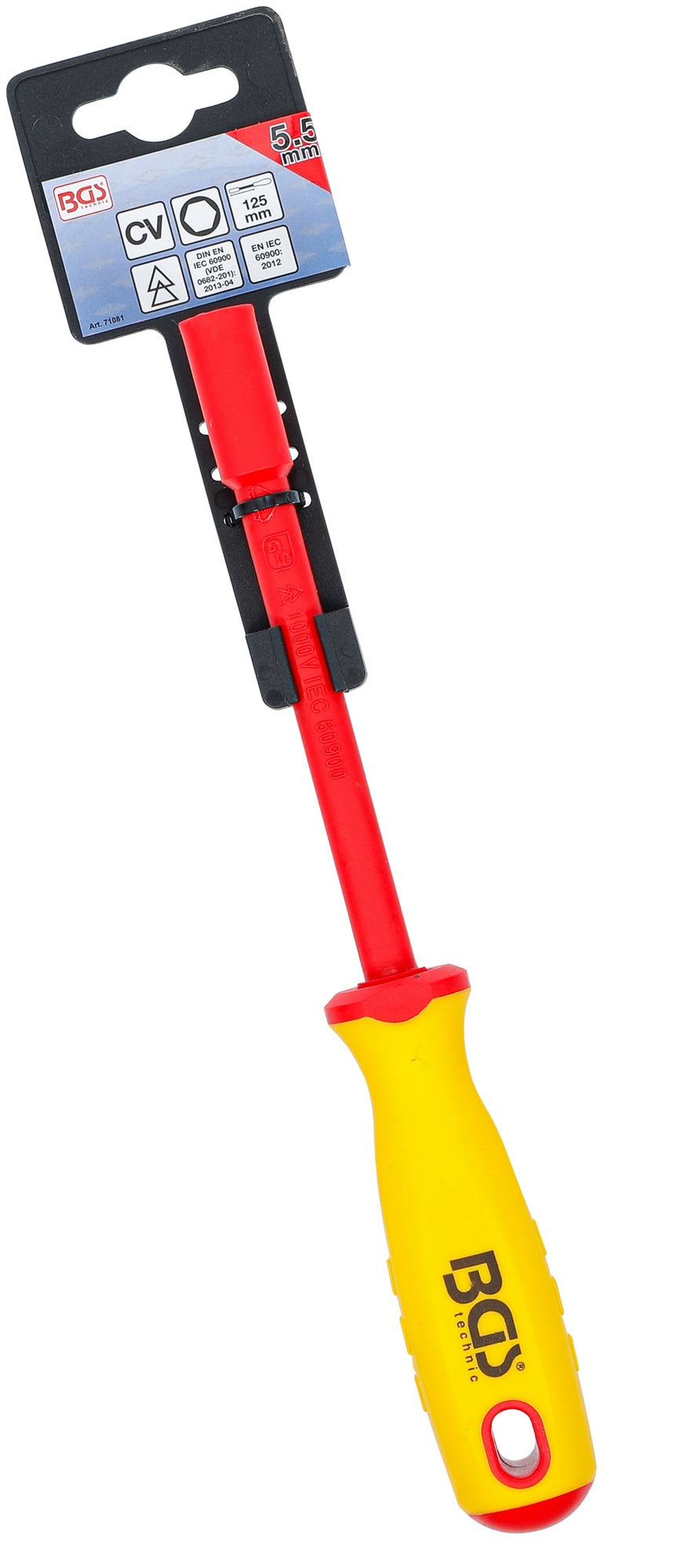 BGS 71081 Satz VDE Steckschlüssel-Schraubendreher Sechskant SW 5,5mm