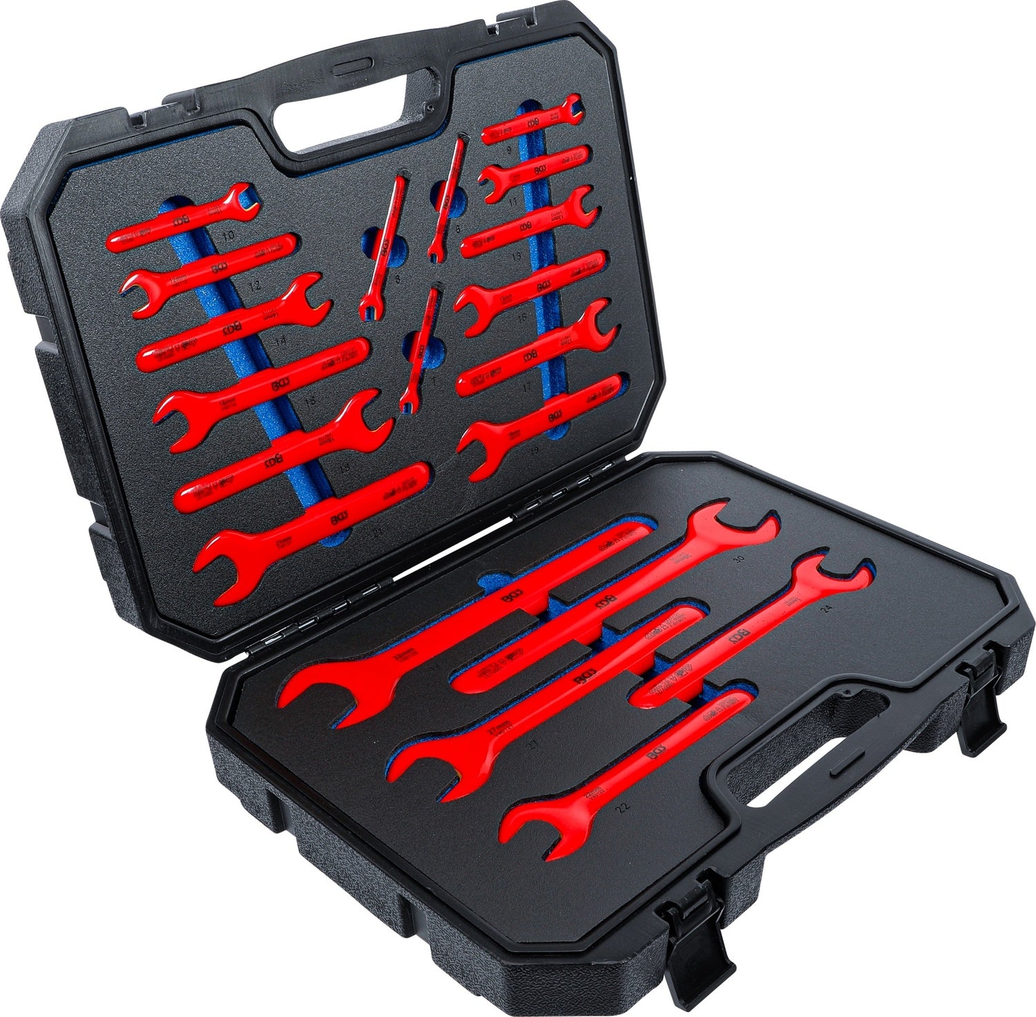 BGS 71085 Satz VDE Einmaulschlüssel SW 6 - 32mm 20 teilig