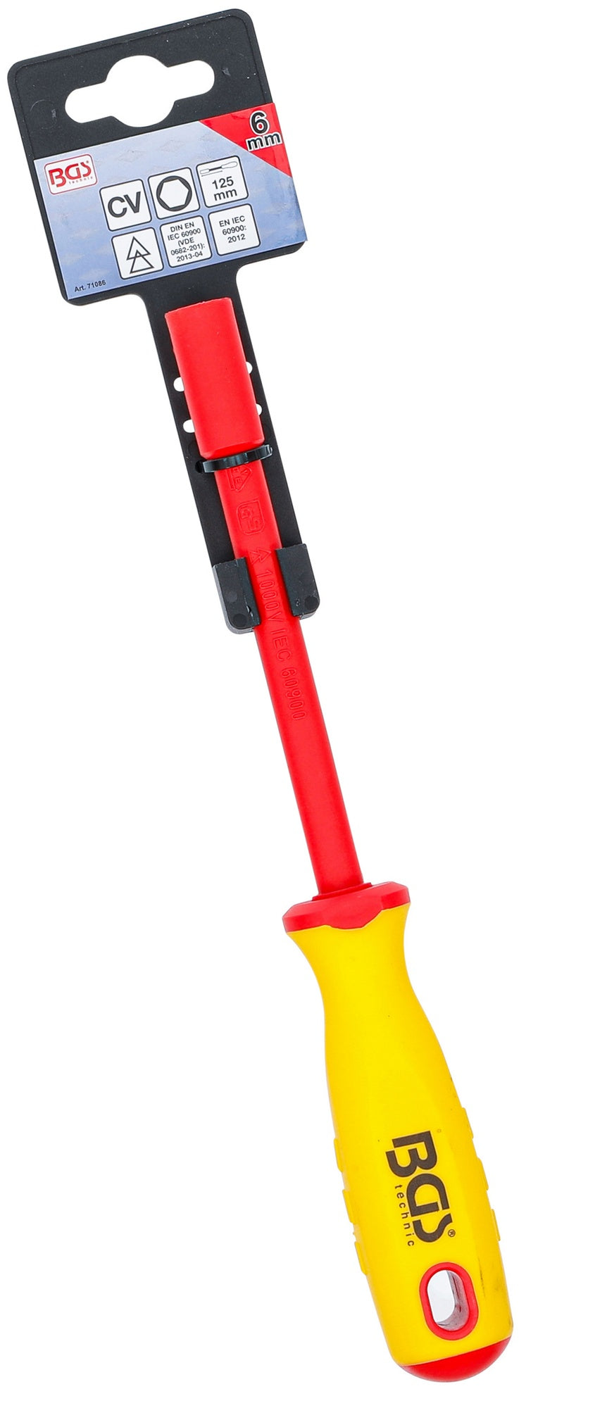 BGS 71086 Satz VDE Steckschlüssel-Schraubendreher Sechskant SW 6mm