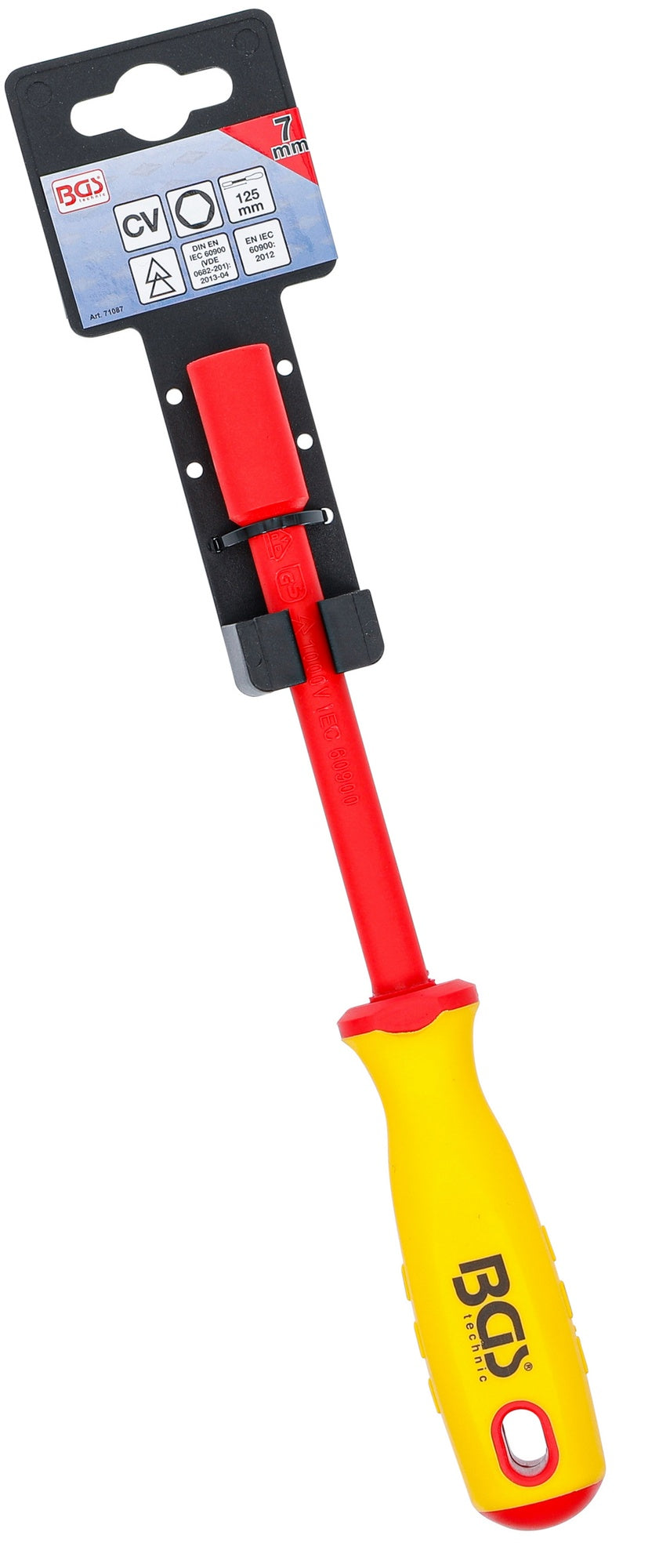 BGS 71087 Satz VDE Steckschlüssel-Schraubendreher Sechskant SW 7mm