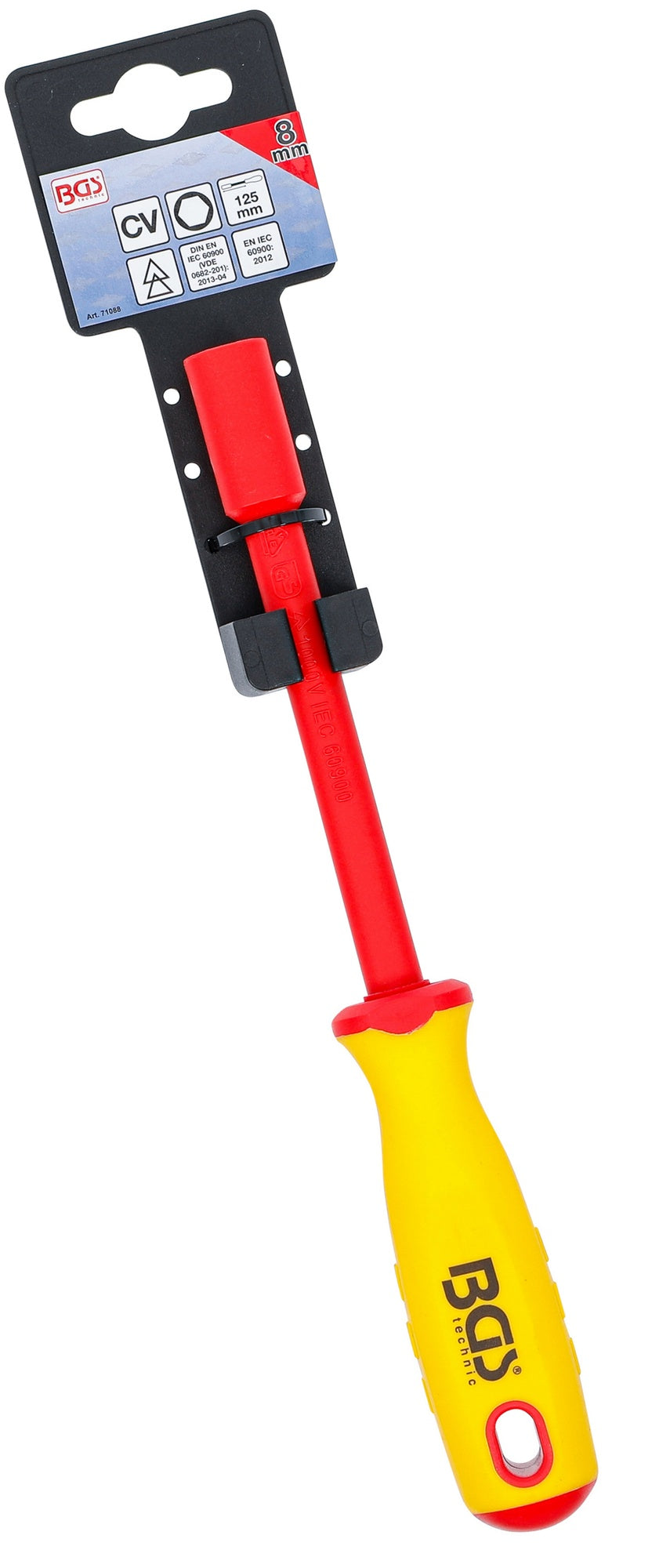 BGS 71088 Satz VDE Steckschlüssel-Schraubendreher Sechskant SW 8mm