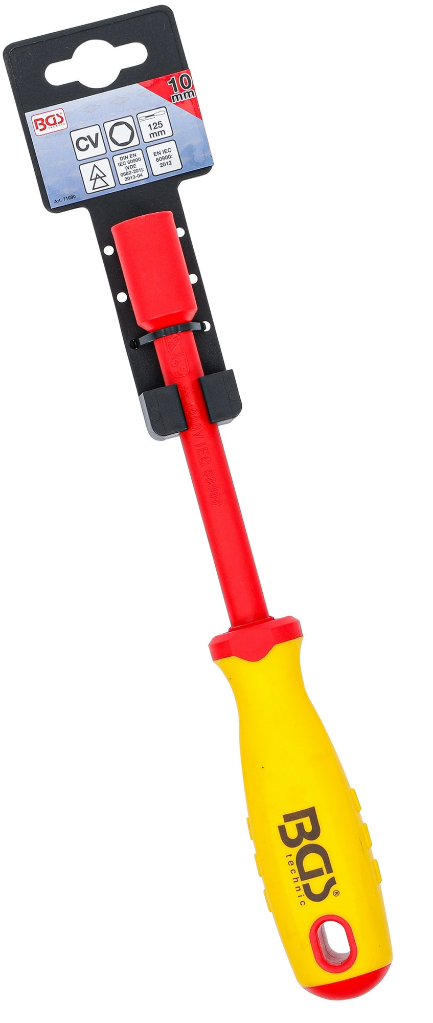 BGS 71090 Satz VDE Steckschlüssel-Schraubendreher Sechskant SW 10mm