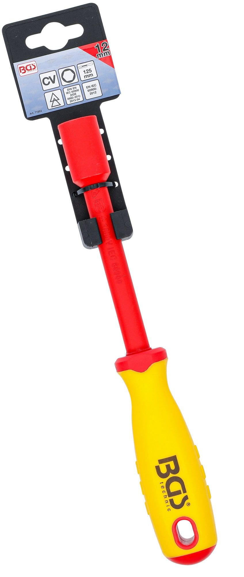 BGS 71092 Satz VDE Steckschlüssel-Schraubendreher Sechskant SW 12mm