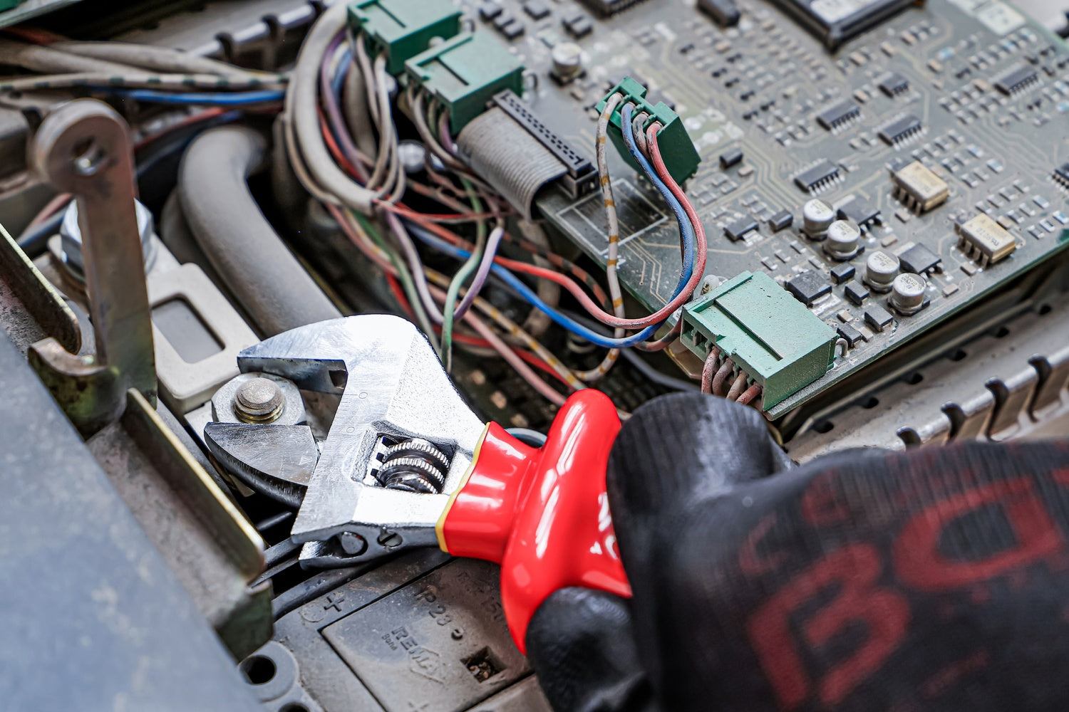 BGS 71097 VDE Rollgabelschlüssel SW max. 34mm Maulstellung 15° abgewinkelt