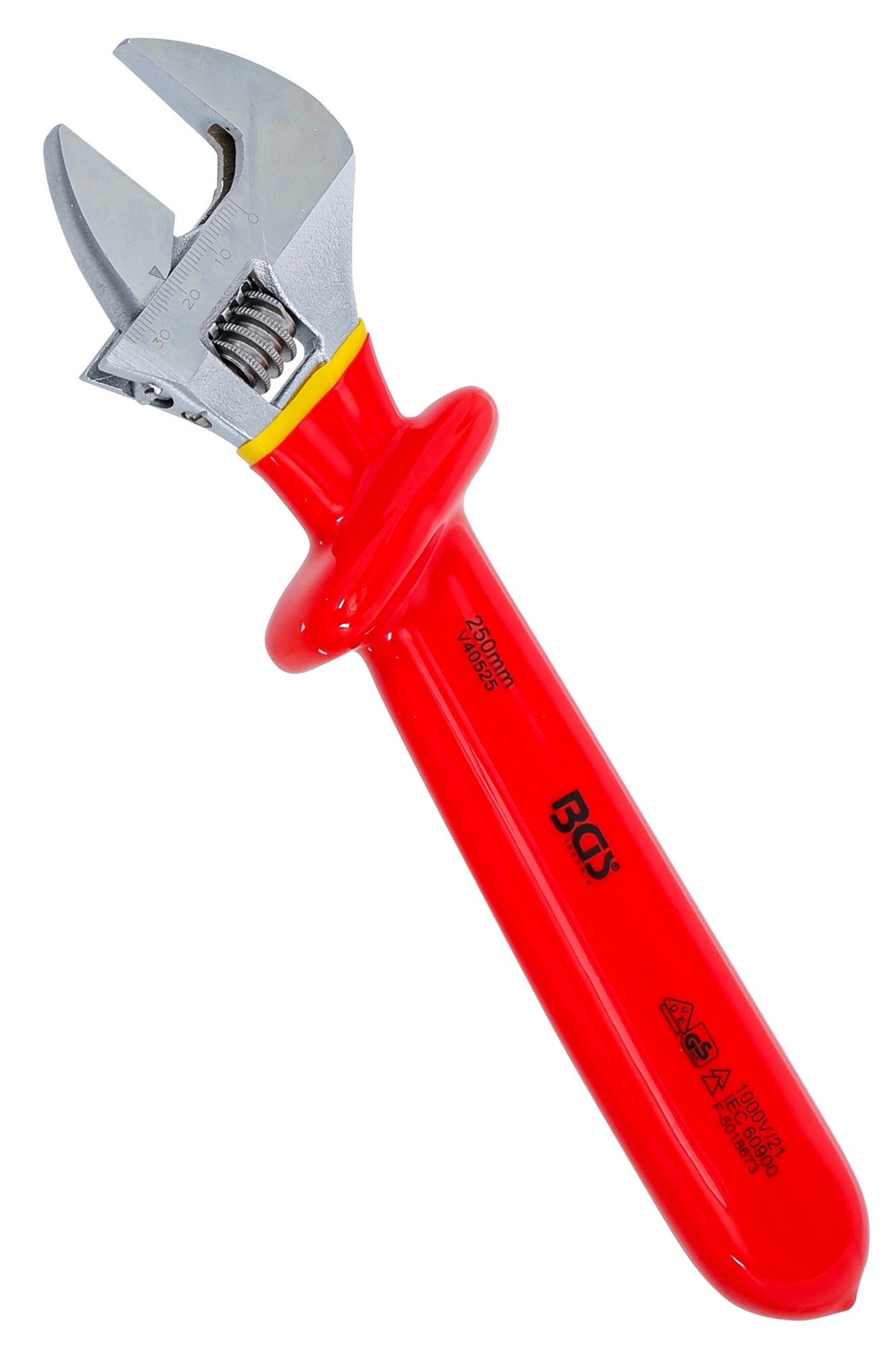 BGS 71098 VDE Rollgabelschlüssel SW max. 38mm Maulstellung 15° abgewinkelt