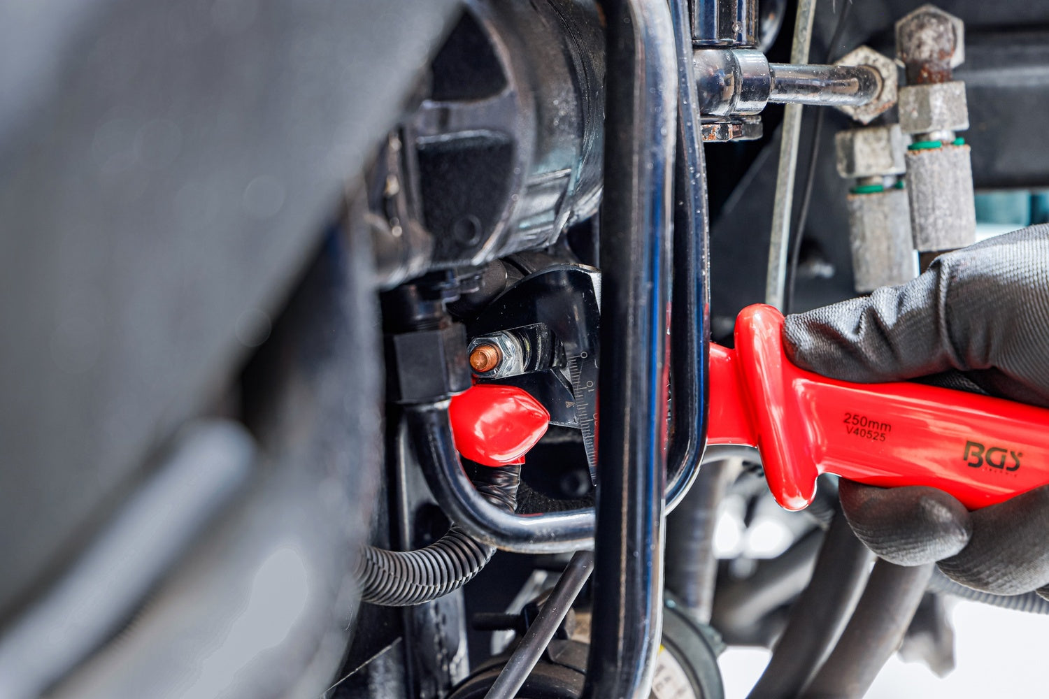 BGS 71098 VDE Rollgabelschlüssel SW max. 38mm Maulstellung 15° abgewinkelt