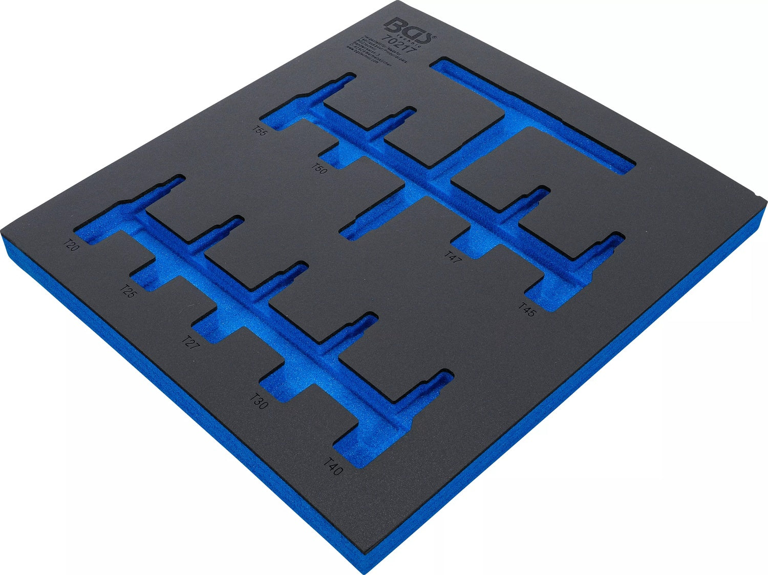 BGS 7131-1 Werkstattwageneinlage 2/3 leer für Arikel 70217