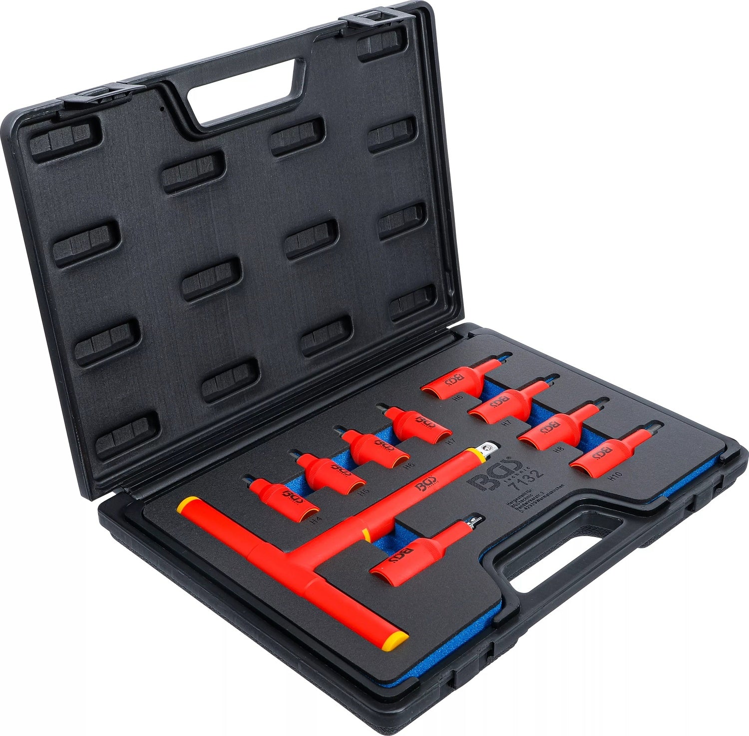 BGS 7132 VDE Biteinsätze Antrieb Innenvierkant 10mm (3/8"), 12,5mm (1/2") Innensechskant 4 - 10mm