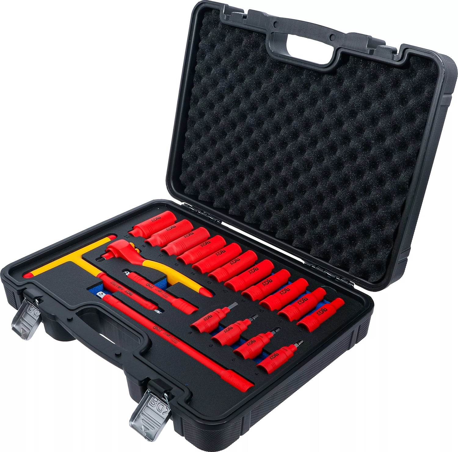 BGS 7137 Satz Steckschlüssel Biteinsatz VDE Antrieb 10mm (3/8") 19 teilig