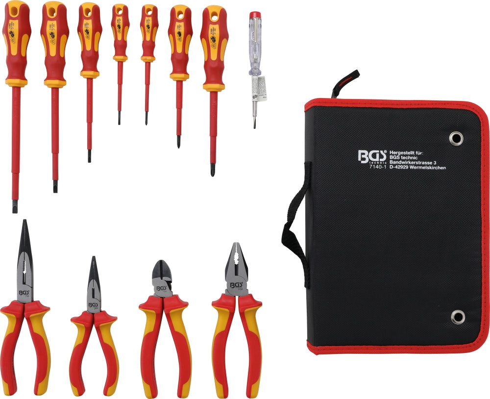 BGS 7140 Satz VDE Zangen- / Schraubendreher 12-teilig