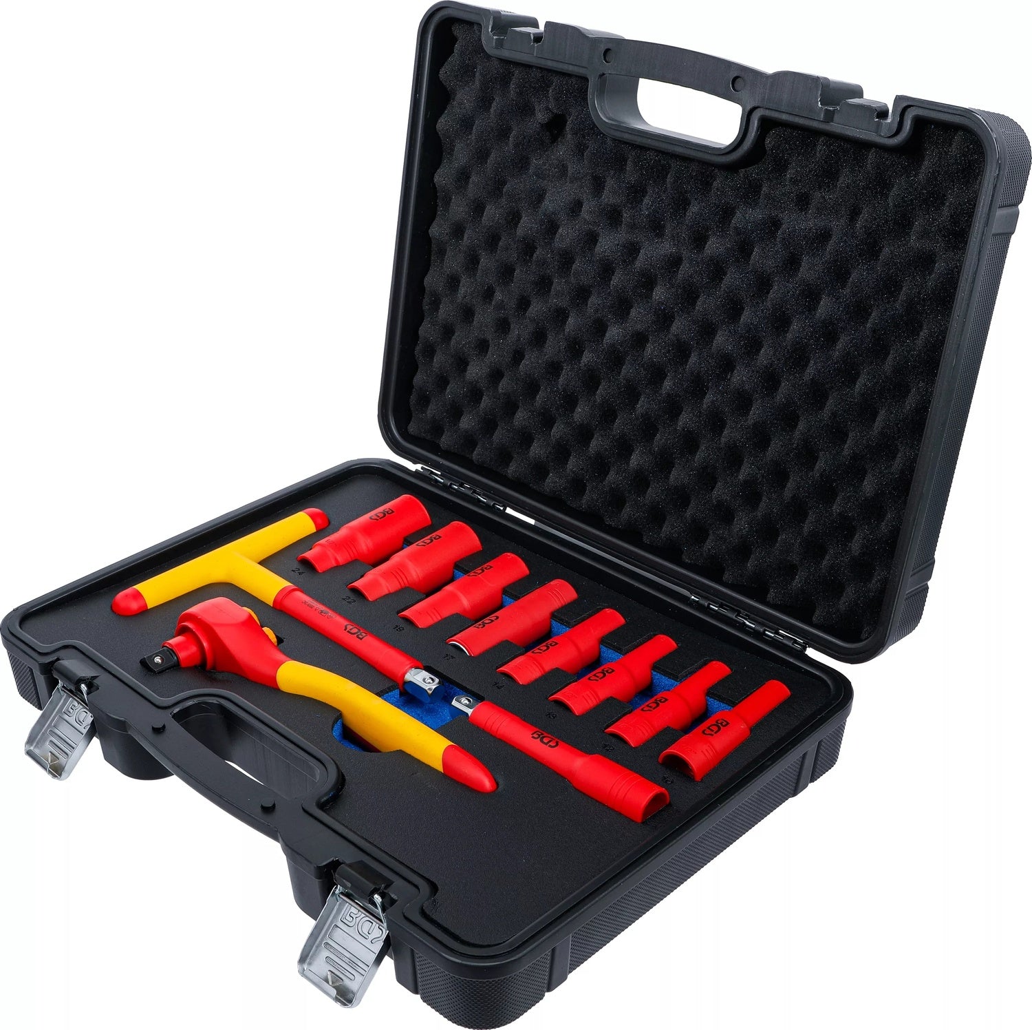 BGS 7145 Satz Steckschlüssel VDE Antrieb 12,5mm (1/2") SW 10 - 24mm 11 teilig